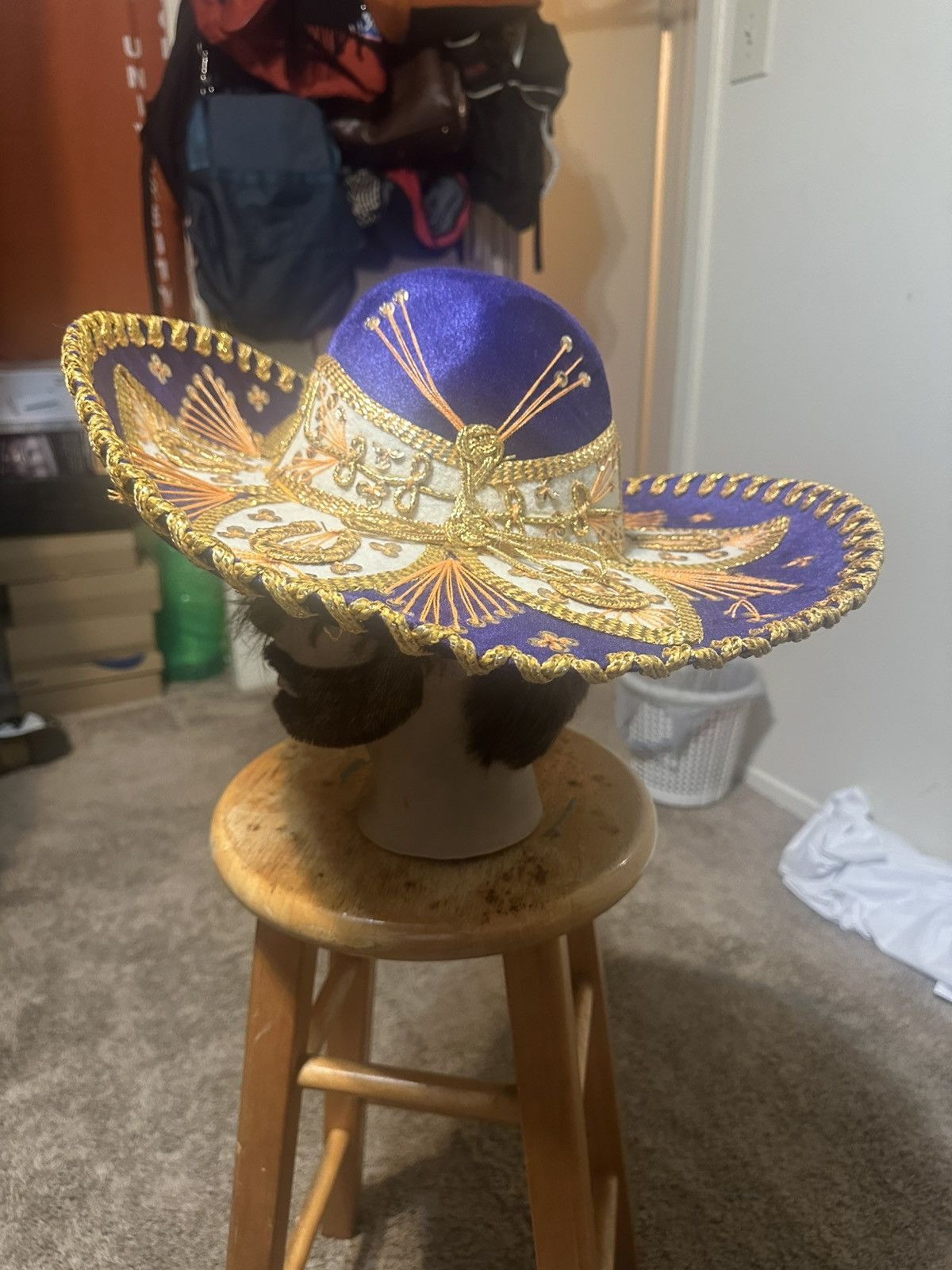 New Era × Nike × Vintage Vintage Belri Embroidered Mariachi Sombrero Hat Size ONE SIZE - 5 Thumbnail