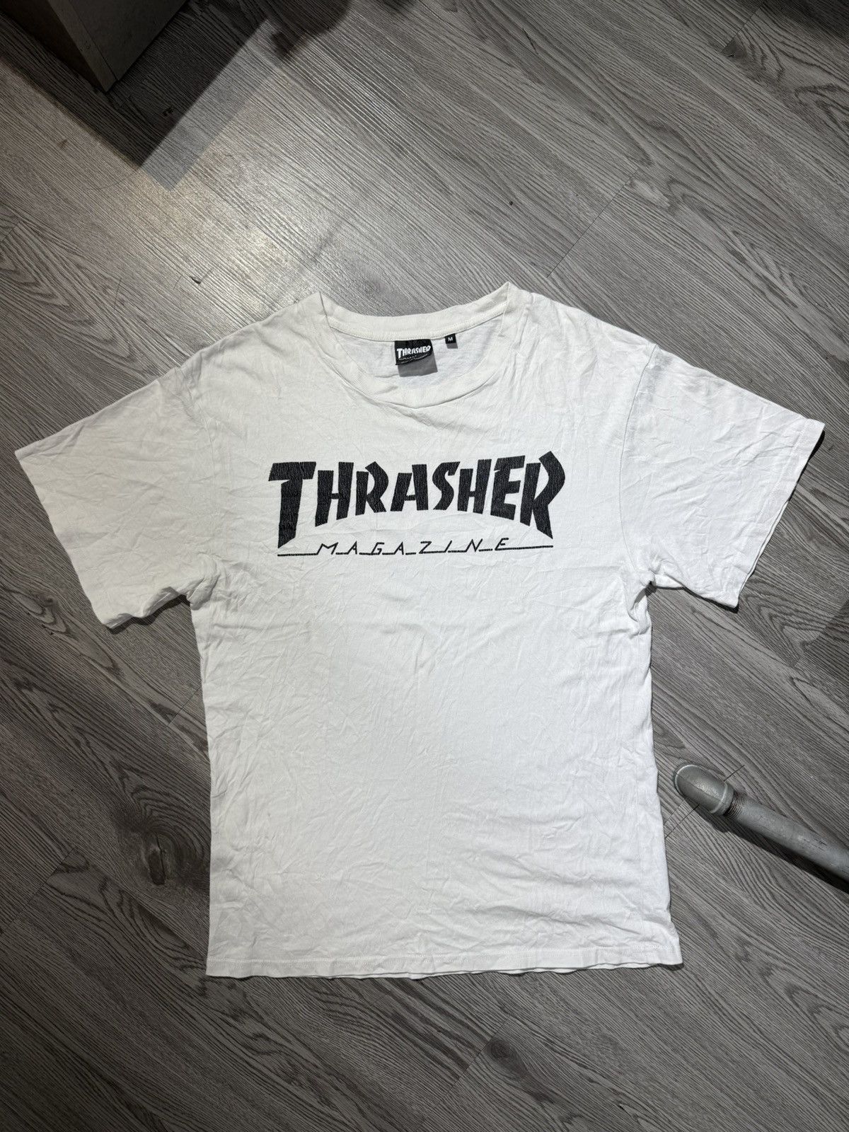 Thrasher × Vintage 90’s THRASHER MAGAZINE RARE CENTRAL LOGO Y2K RETRO TSHIRT Size US M / EU 48-50 / 2 - 2 Thumbnail