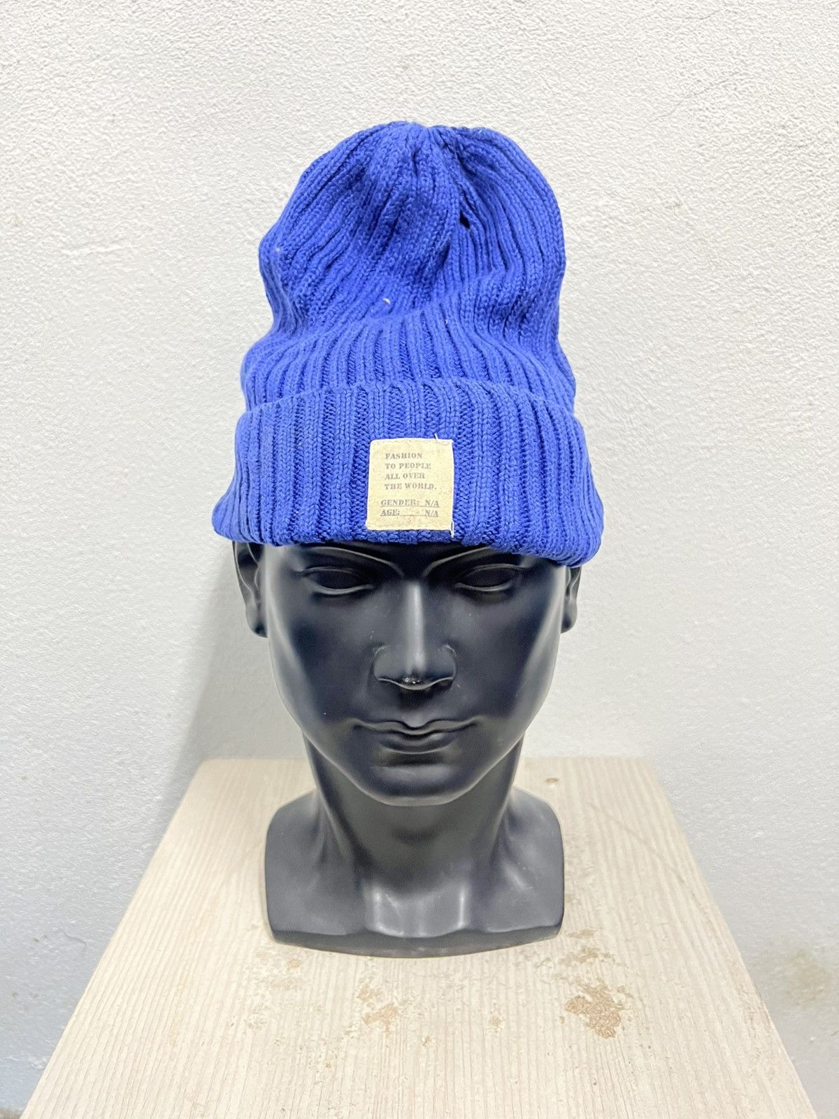 Japanese Brand Japanese Brand Global Work Beanie Hat Size ONE SIZE - 2 Thumbnail