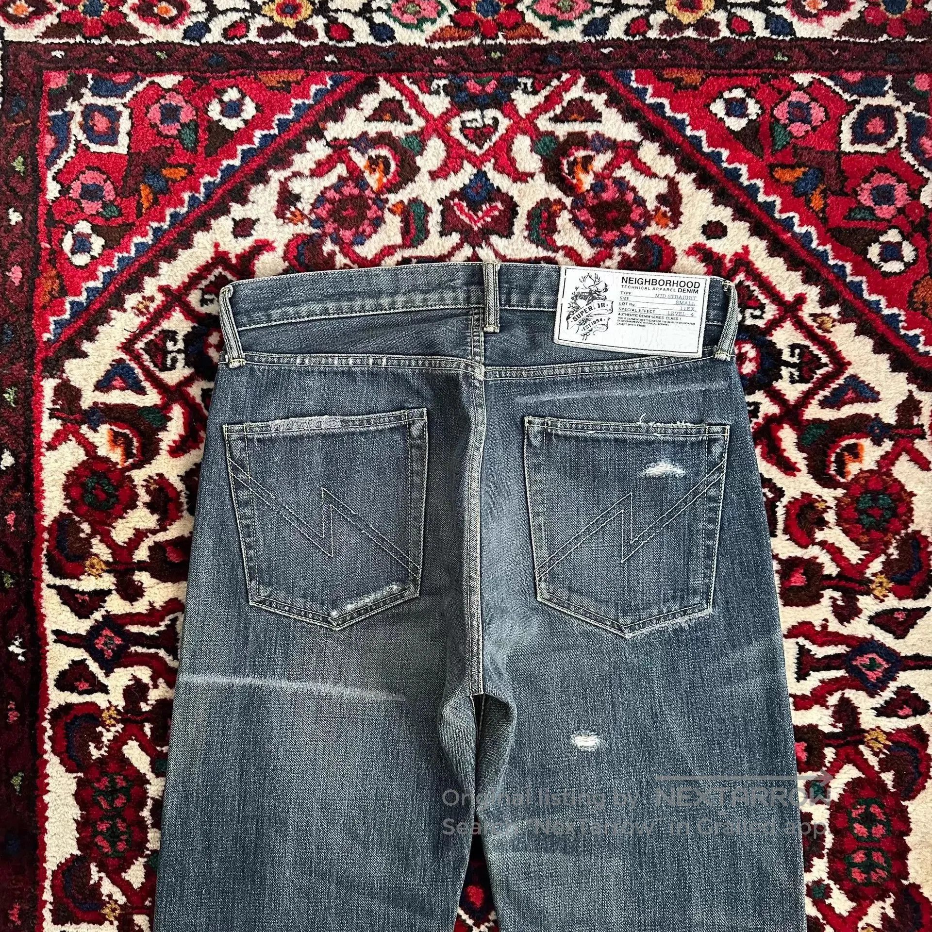 Neighborhood Blue Mid Straight Denim Jeans Size 30. Size US 30 / EU 46 - 6 Thumbnail