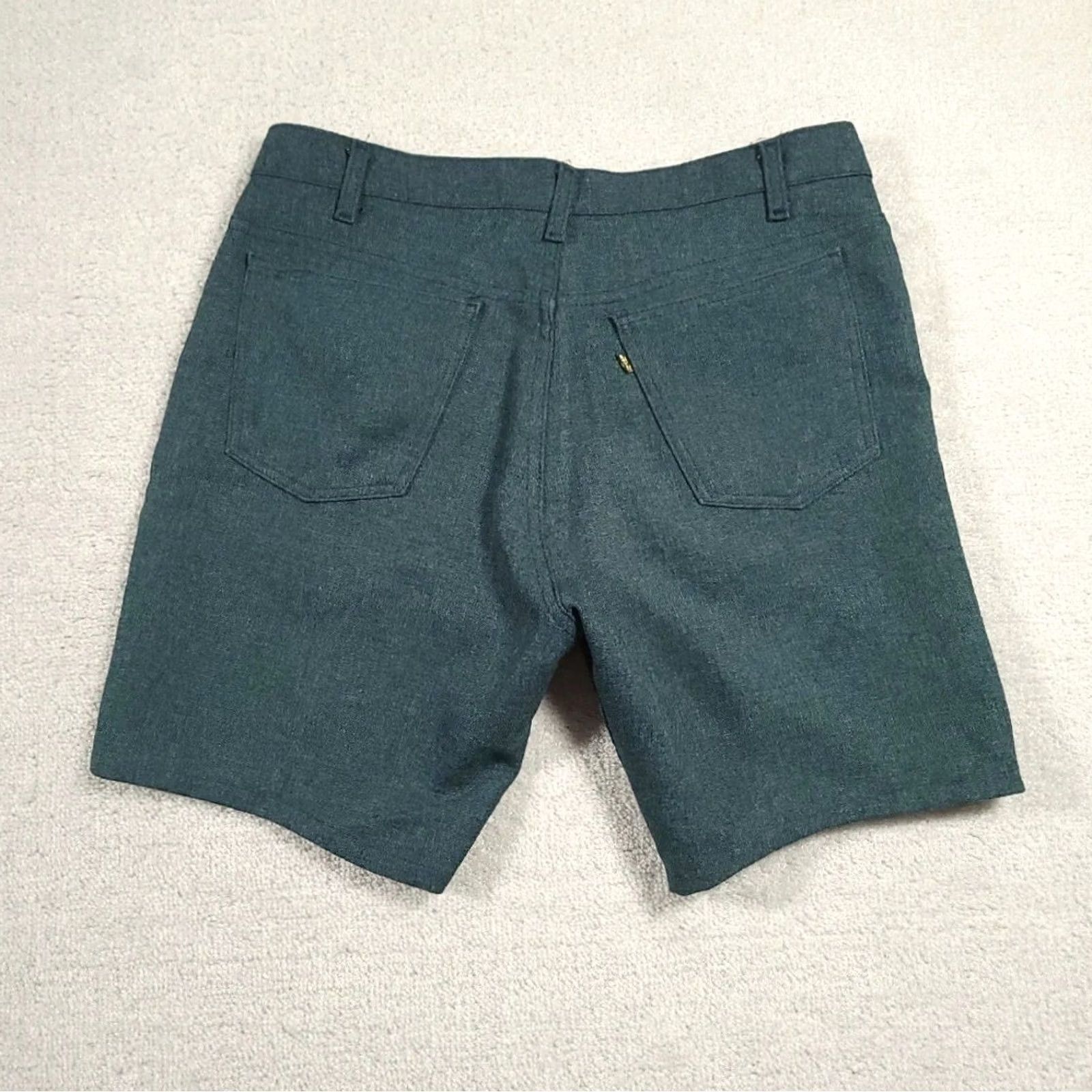 Levi's VINTAGE Levi’s Shorts Mens 36x8 Blue Scovill Zipper Black Tab Casual Chino 8 in Inseam Mens Size US 36 / EU 52 - 7 Thumbnail