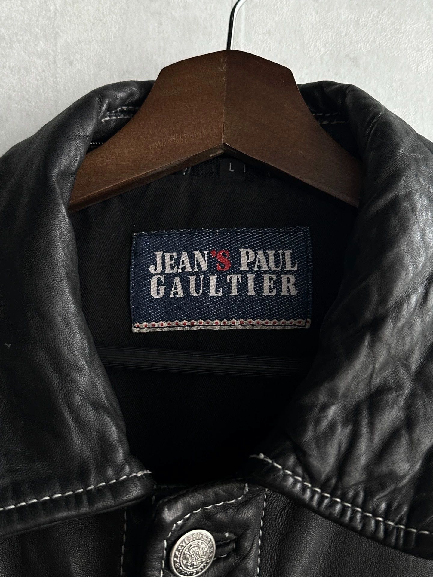 Jean Paul Gaultier Jean Paul Gaultier Four-Pocket Topstitched Sheepskin Jacket Size US L / EU 52-54 / 3 - 5 Thumbnail