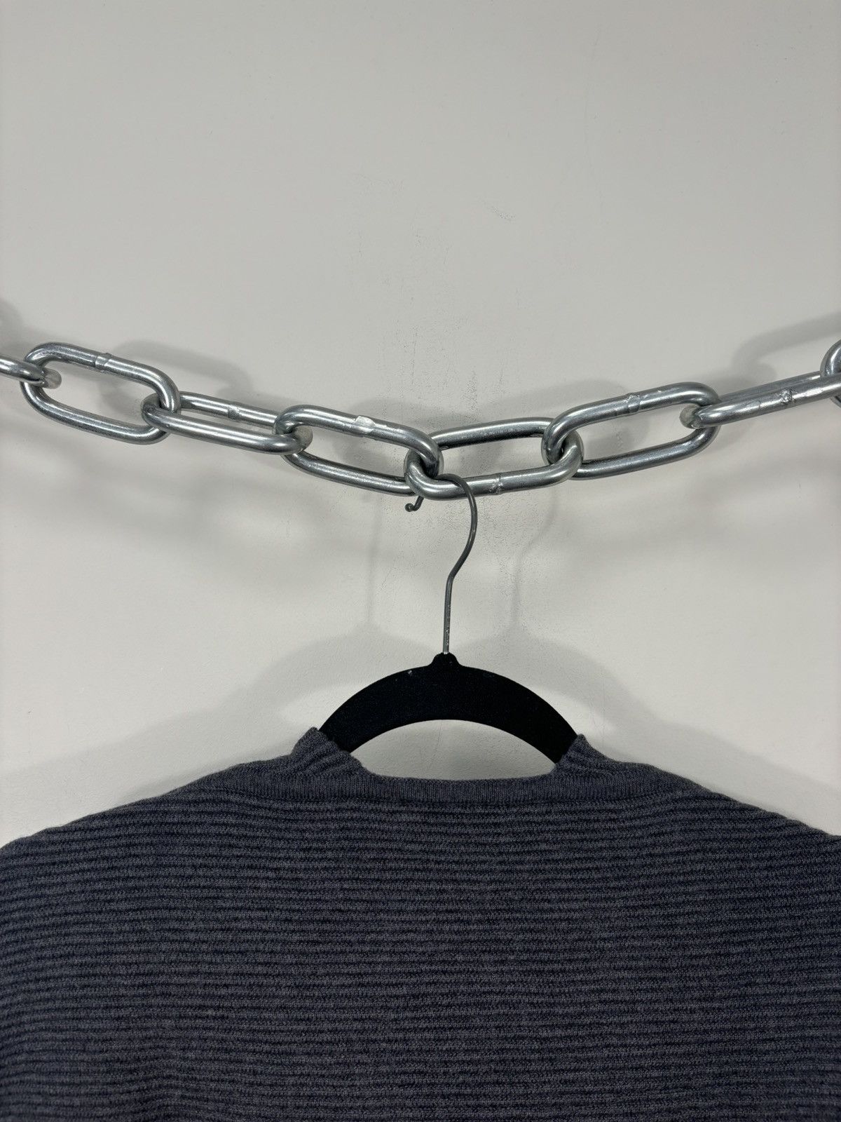 Annette Gortz Annette Gortz Heavy Ribbed Wool Nylon Knit V-Neck Sweater Size XS / US 0-2 / IT 36-38 - 10 Thumbnail