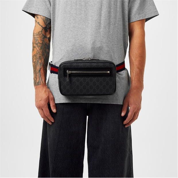 Gucci GUCCI Men'S Jacquard Cotton Gg Supreme Belt Bag Size ONE SIZE - 2 Thumbnail