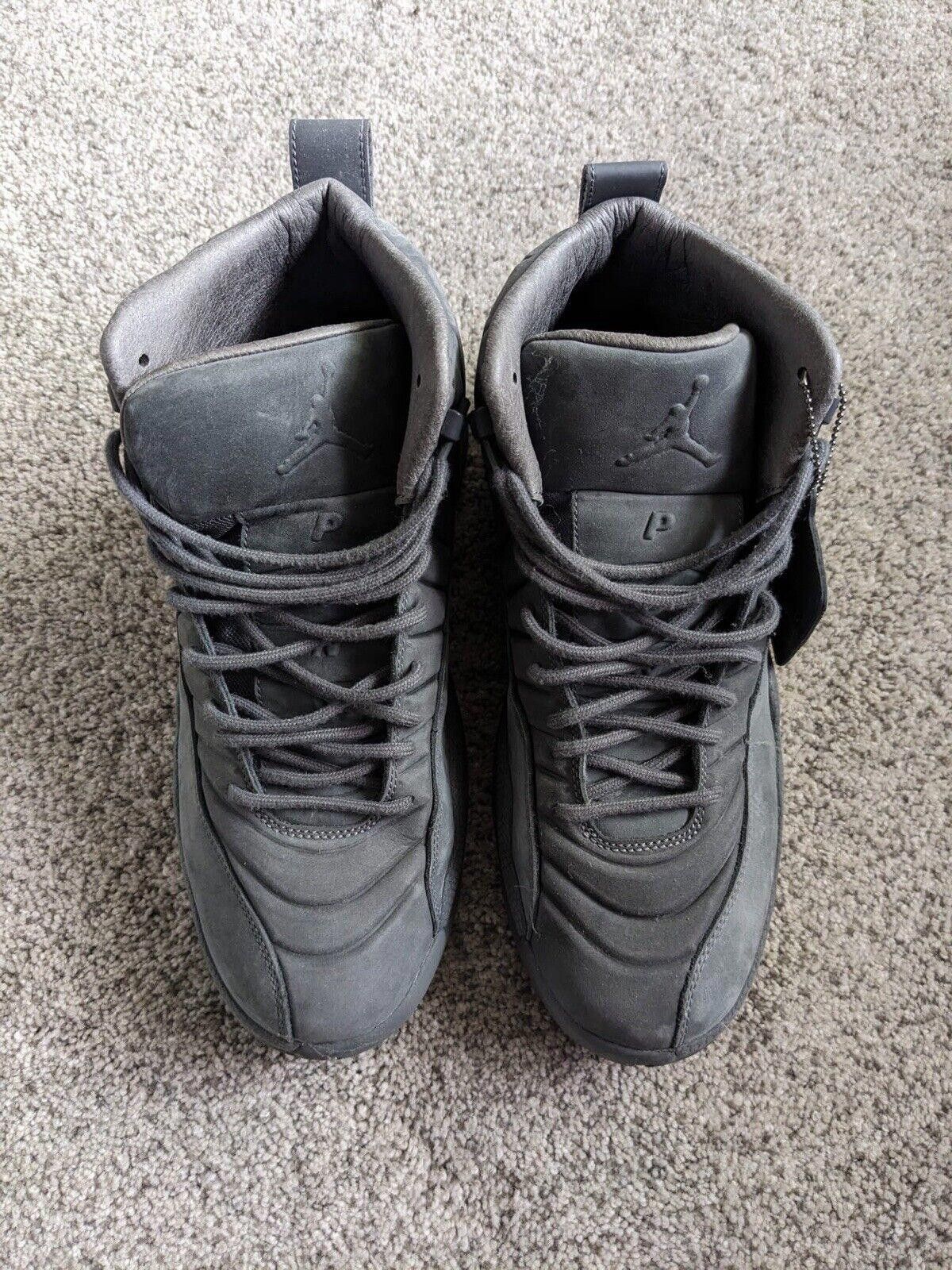 Jordan Brand 2015 Nike Air Jordan 12 Retro x PSNY Dark Grey 130690-003 Size US 10.5 / EU 43-44 - 3 Thumbnail