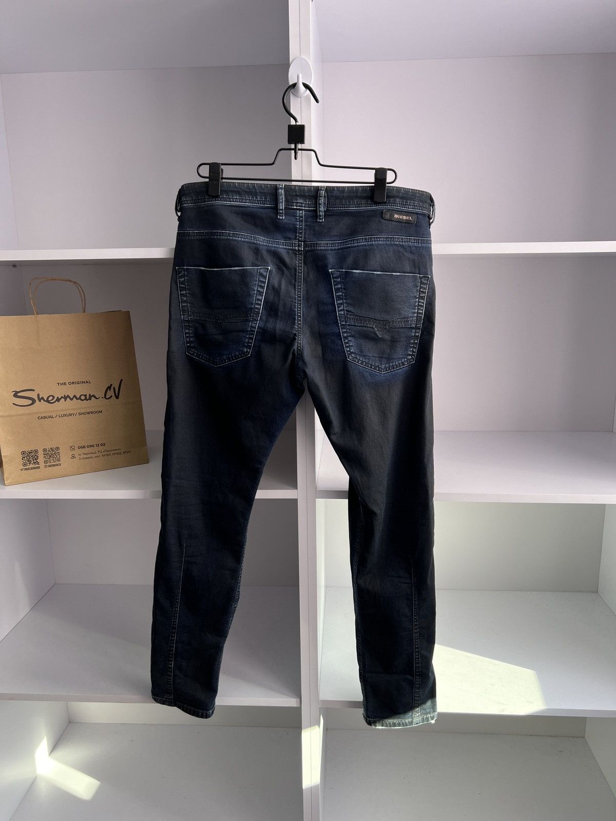 Diesel × Vintage Vintage Diesel Krooley CB-Ne Blue Denim Jeans Size US 34 / EU 50 - 10 Thumbnail