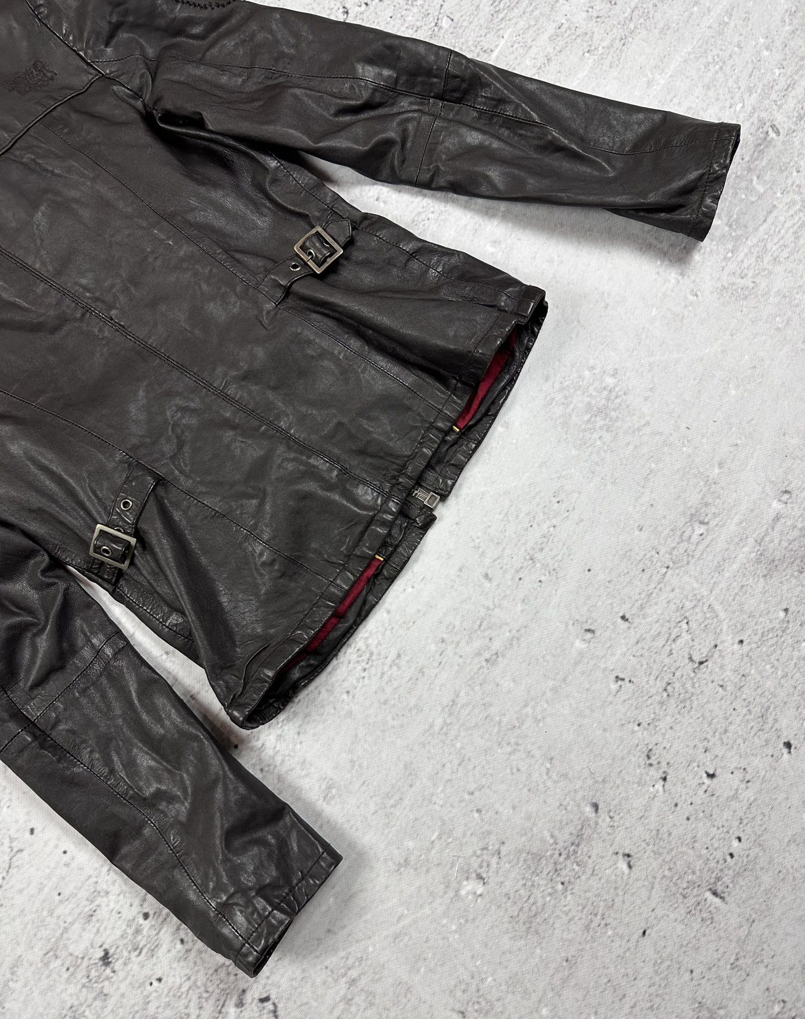 Superdry Superdry leather jacket biker avant garde archive Size M / US 6-8 / IT 42-44 - 10 Thumbnail
