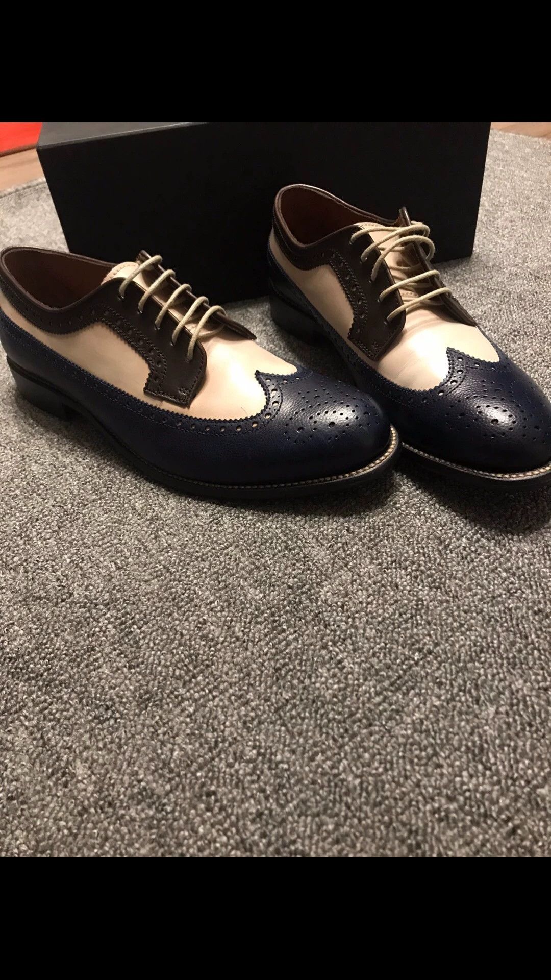 Other LOTTUSSE three-tone brogue style casual shoes size 42.5 Size US 9.5 / EU 42-43 - 6 Thumbnail