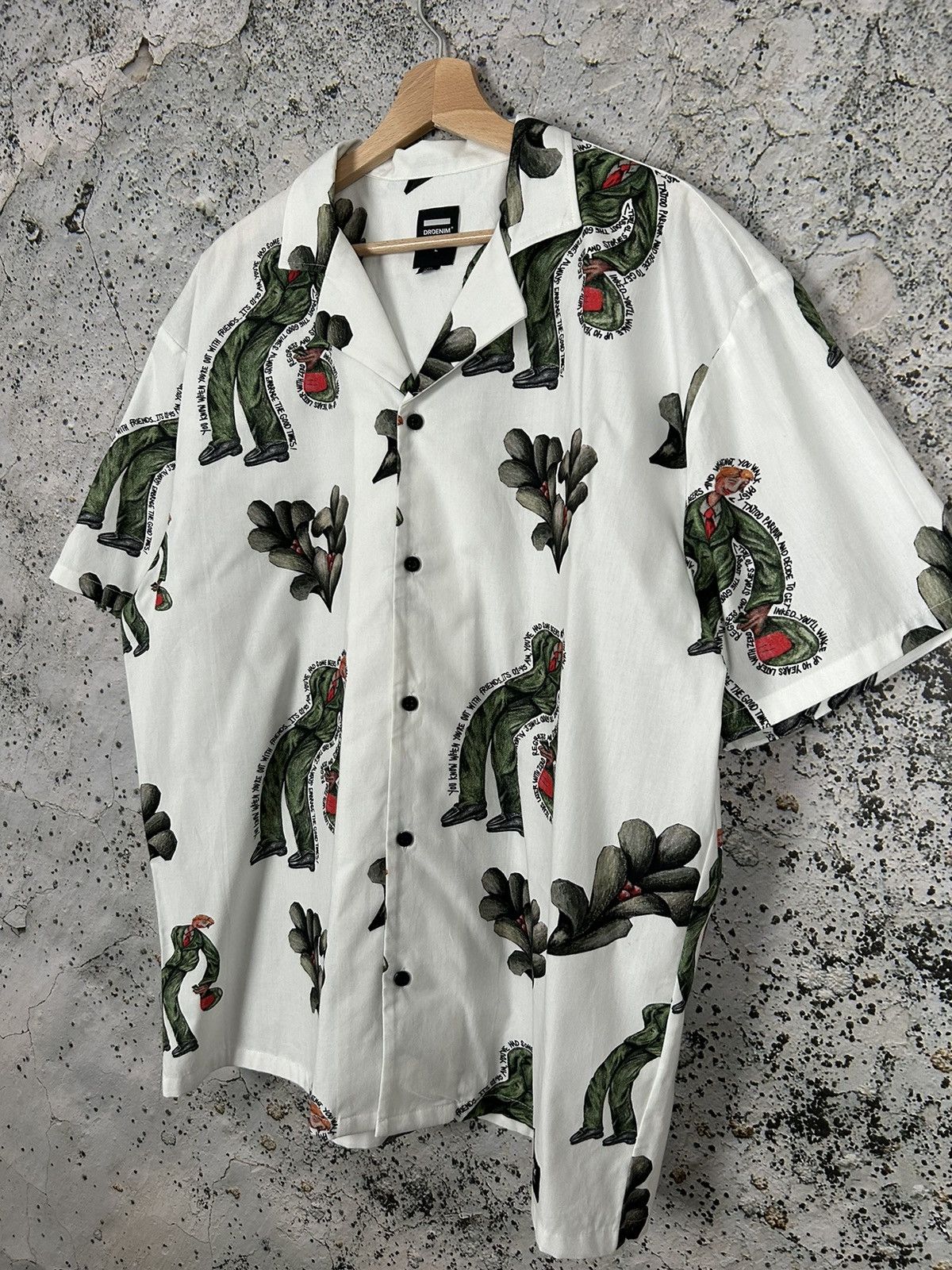 Vintage Vintage Crazy Hawaiian Shirt Avant-garde Alternative Hype Size US L / EU 52-54 / 3 - 2 Thumbnail