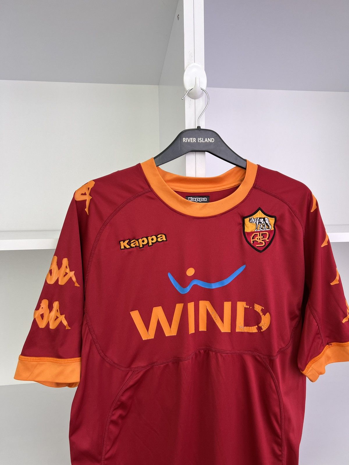 Kappa × Vintage Vintage Roma 12/13 De Rossi Home Jersey Size US XL / EU 56 / 4 - 8 Thumbnail