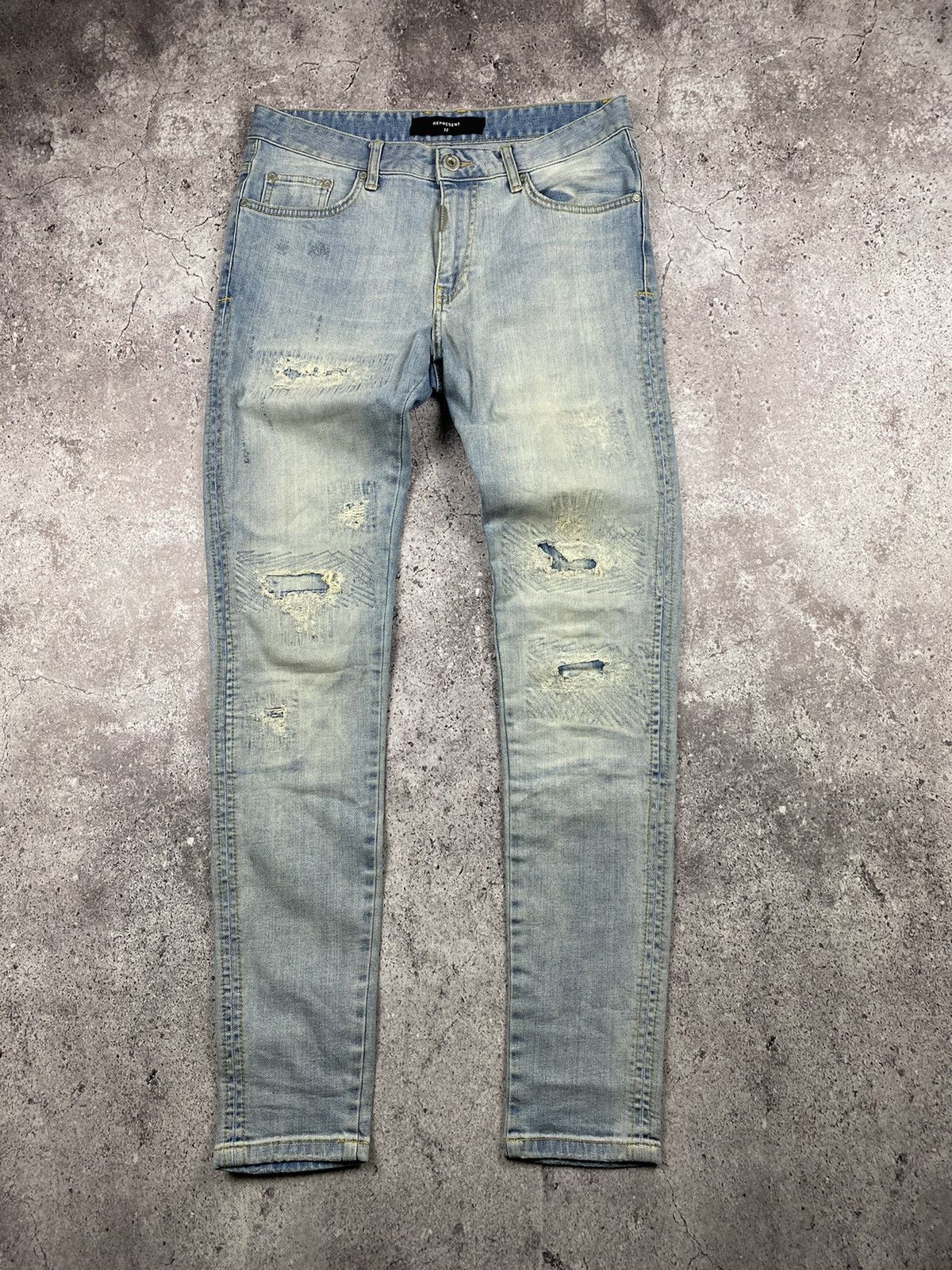 Represent Clo. Represent Clo. distressed hype swag jeans pants RIRI Size US 32 / EU 48 - 1 Thumbnail