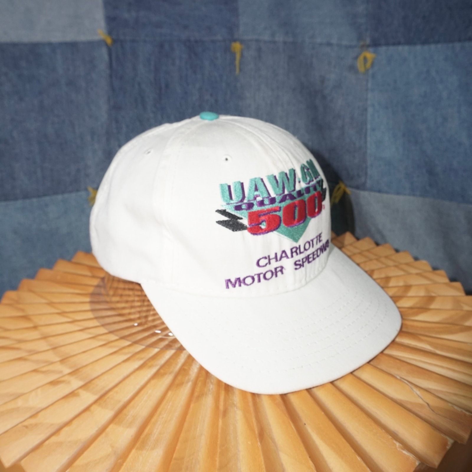Vintage OSFA - Vintage 500 Charlotte nascar 1990s embroidered hat Size ONE SIZE - 2 Thumbnail