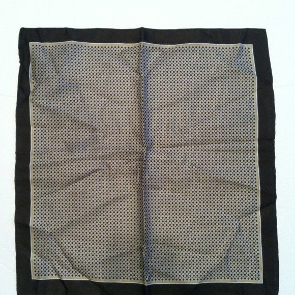 Hugo Boss HUGO BOSS MENS NEW 63%COTTON 37%SILK POCKET SQUARE 12" X 12" Size ONE SIZE - 2 Thumbnail