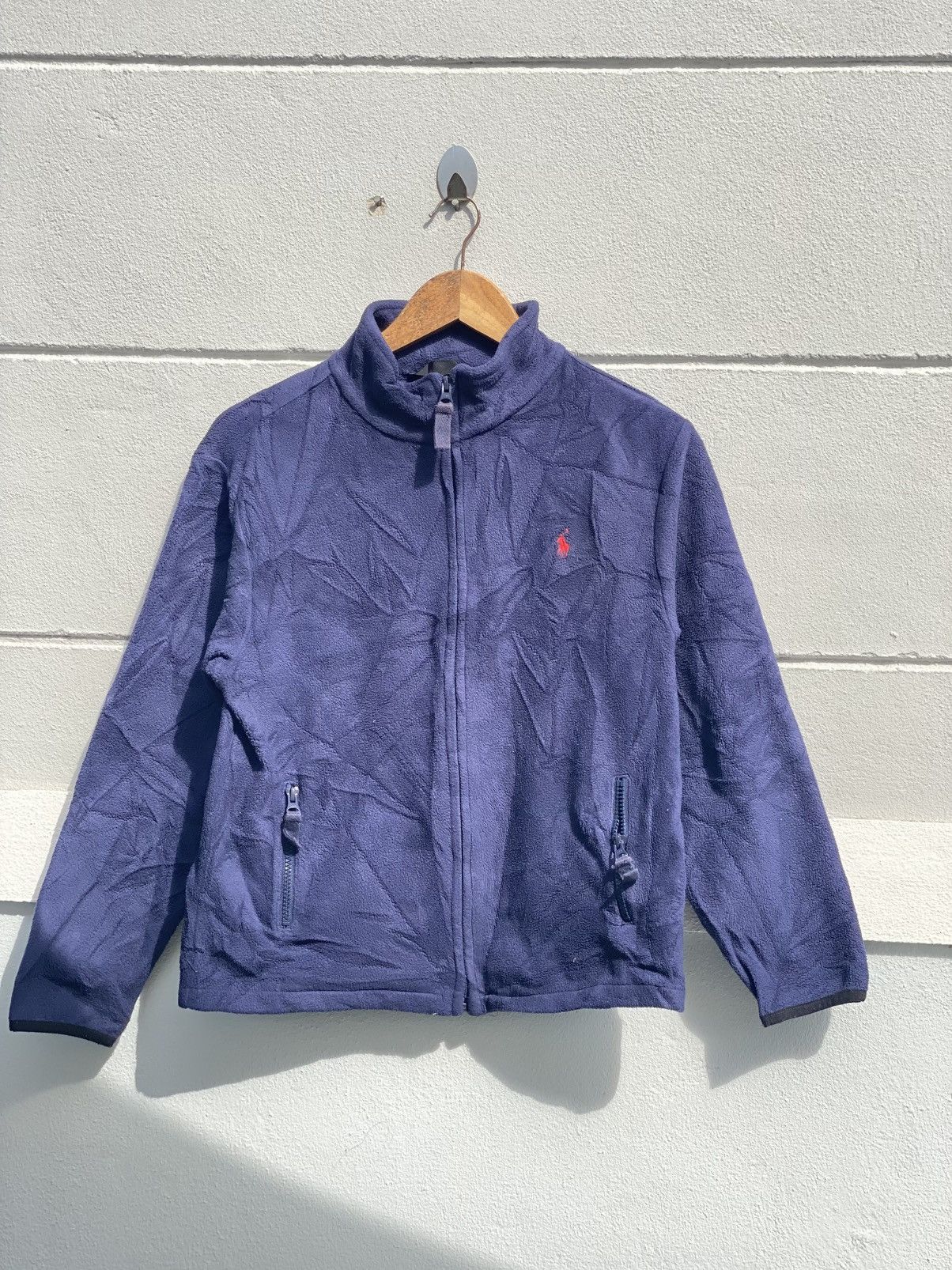 Polo Ralph Lauren Vintage 90s Polo Ralph Lauren Fleece Jacket Embroidered Size US M / EU 48-50 / 2 - 1 Thumbnail