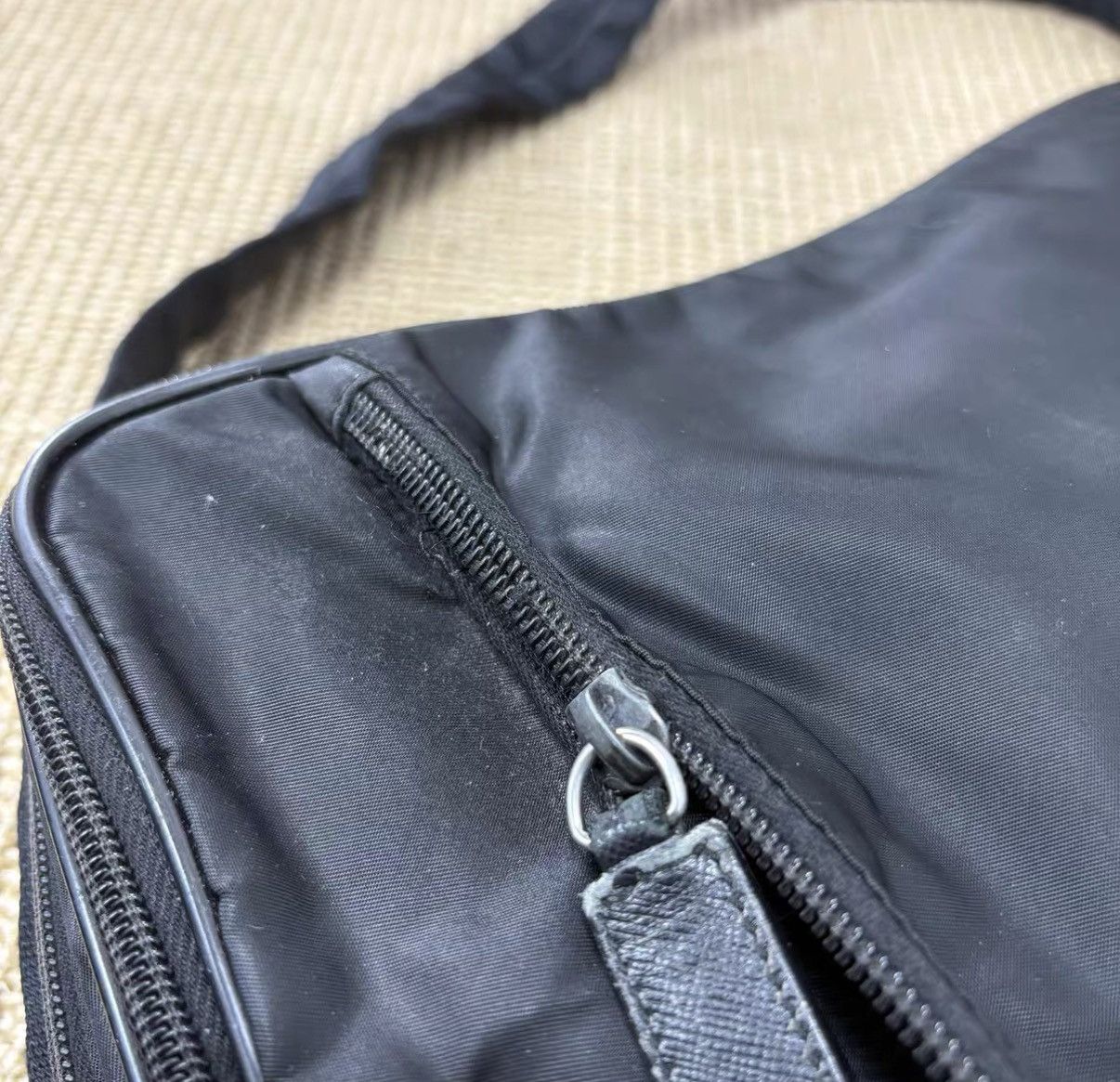 Prada Prada Briefcase Logo Leather Panel Commute Bag J29 Size ONE SIZE - 6 Thumbnail
