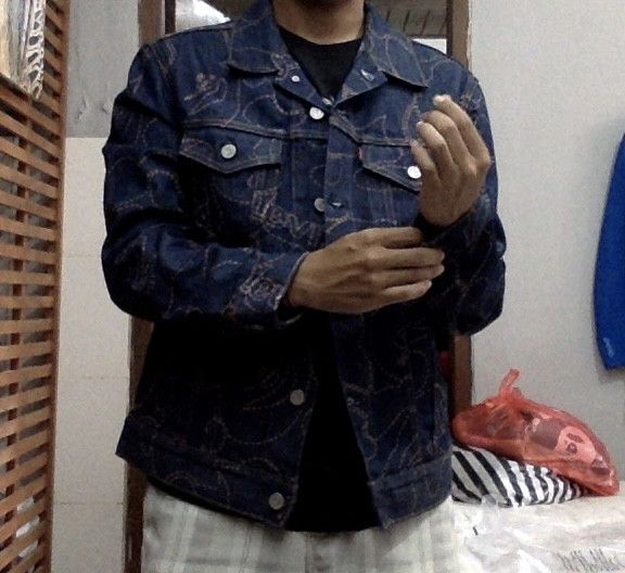 Bape × Levi's BAPE x LEVI’S SPLIT TRUCKER JACKET Size US S / EU 44-46 / 1 - 12 Thumbnail
