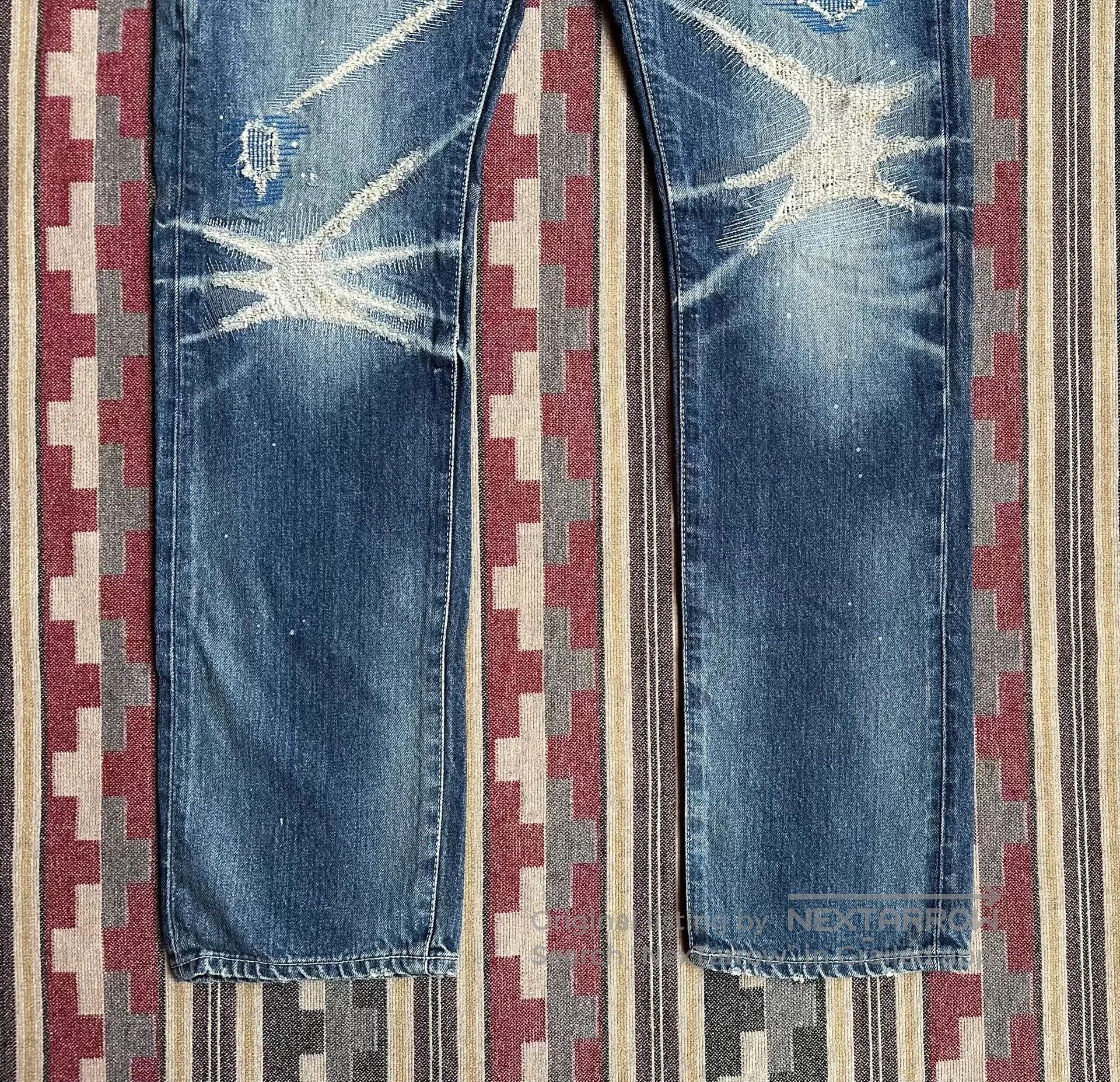 Vanquish vintage denim distressed jeans by vanquish & fragment. Size US 32 / EU 48 - 4 Thumbnail