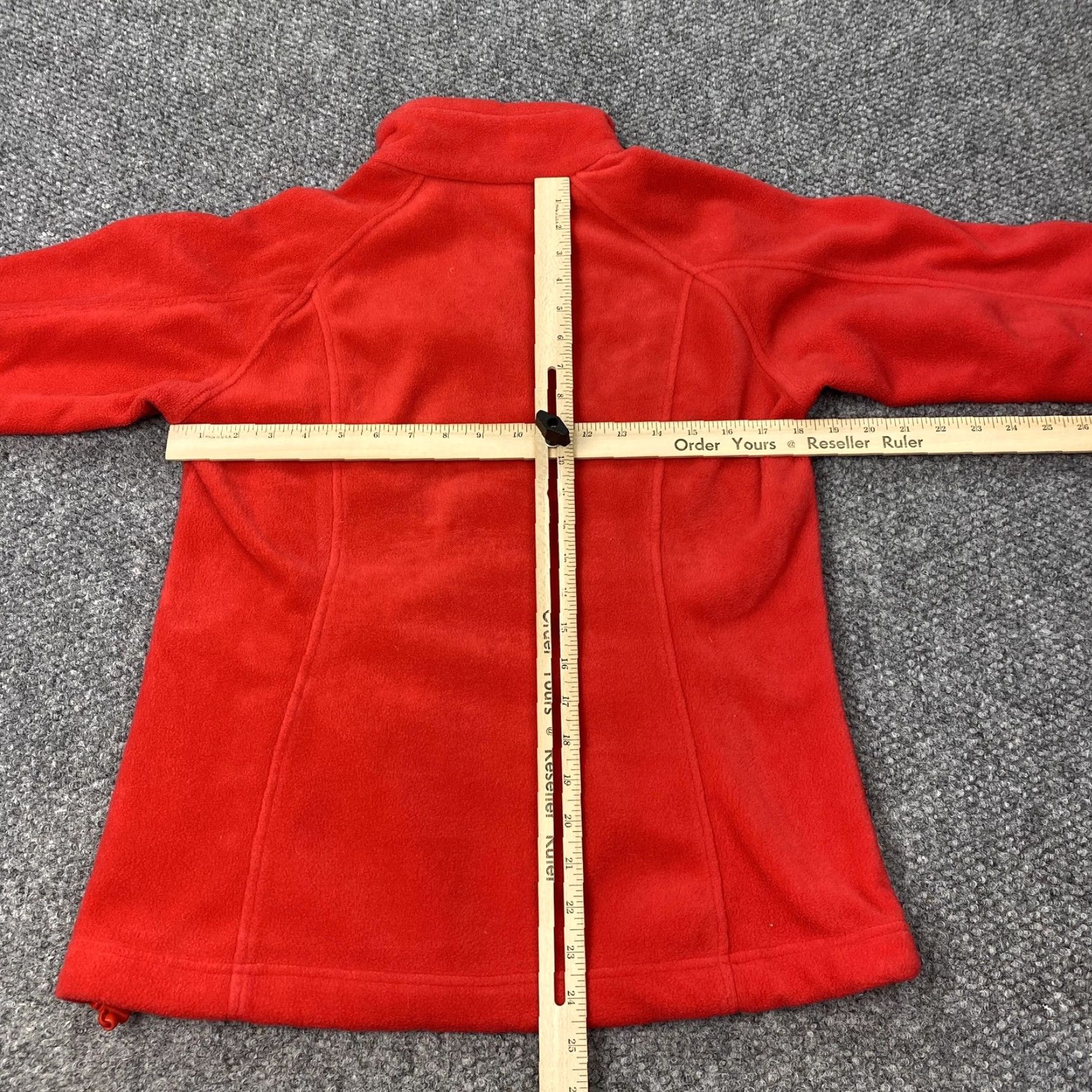 Vintage Columbia Jacket Womens Small Red Fleece Full Zip Stand Collar Pockets Outdoor Size S / US 4 / IT 40 - 7 Thumbnail