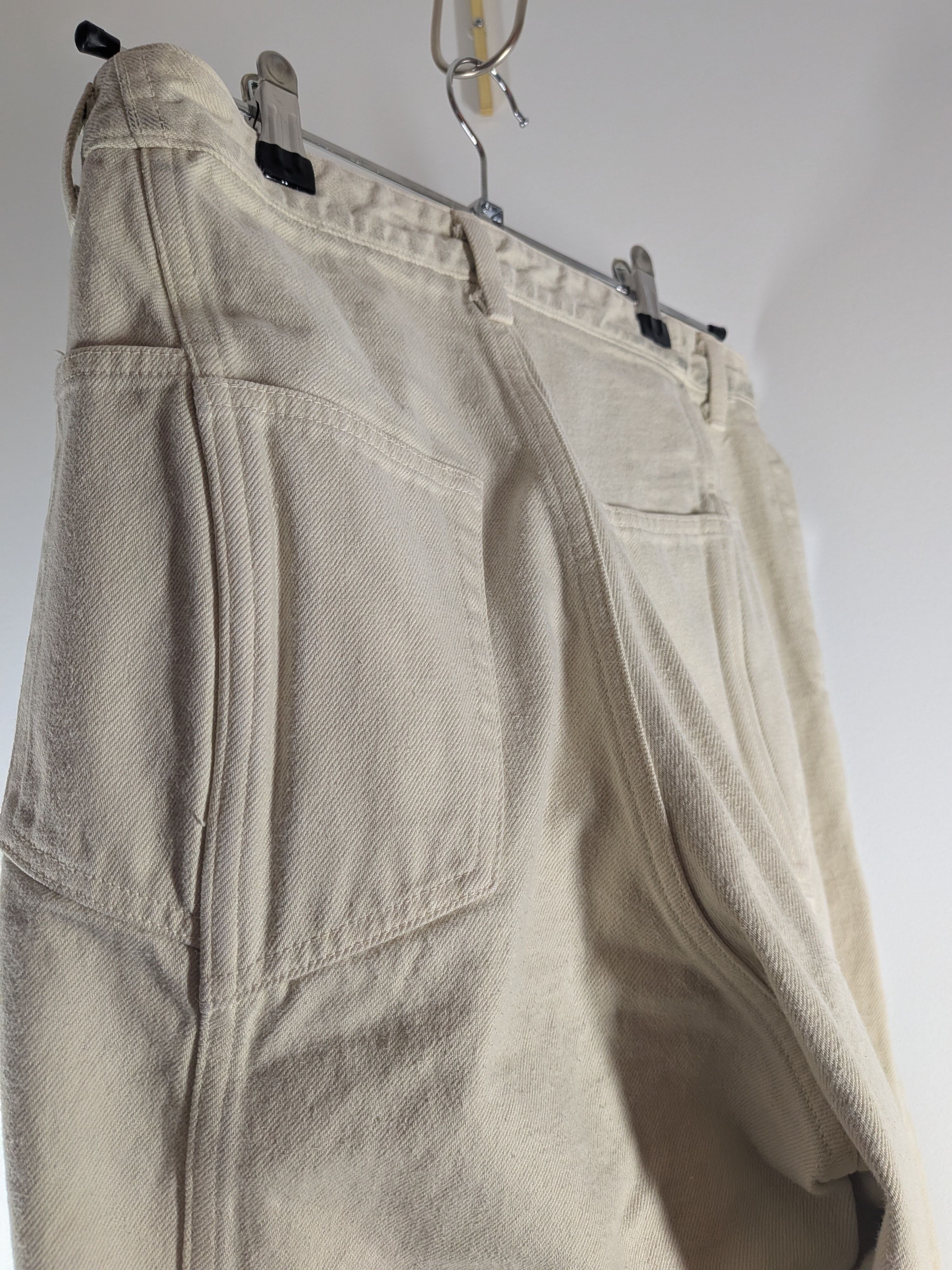 Vuja De Vuja De Diviser Denim Pants Off White Size US 30 / EU 46 - 3 Thumbnail