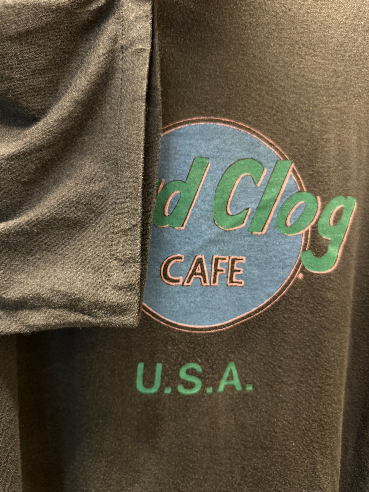 Vintage Vintage Hard Clog cafe t shirt Size US L / EU 52-54 / 3 - 2 Thumbnail