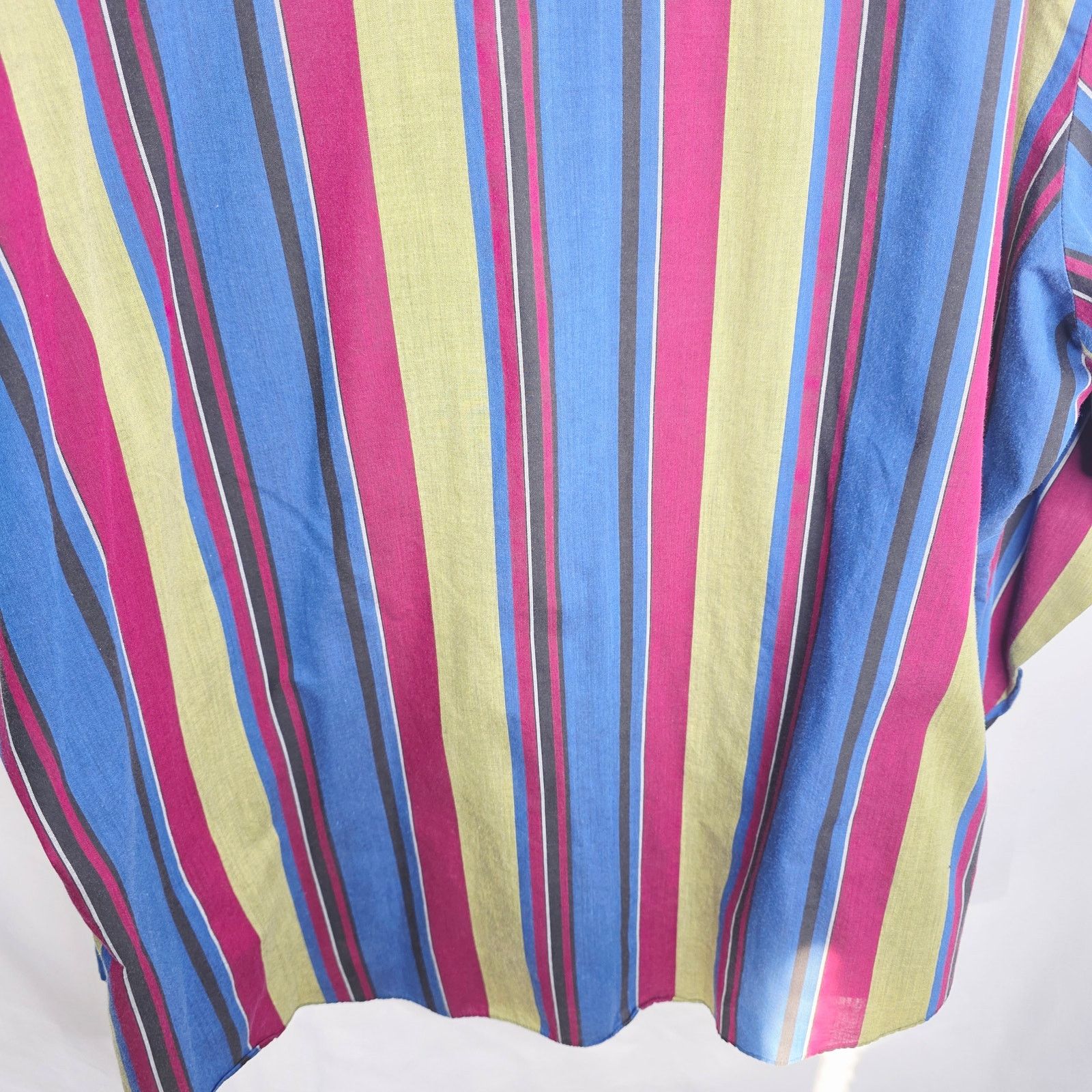Other Vintage Ely Since 1878 Western Striped Button Front Shirt Size US XXL / EU 58 / 5 - 14 Thumbnail