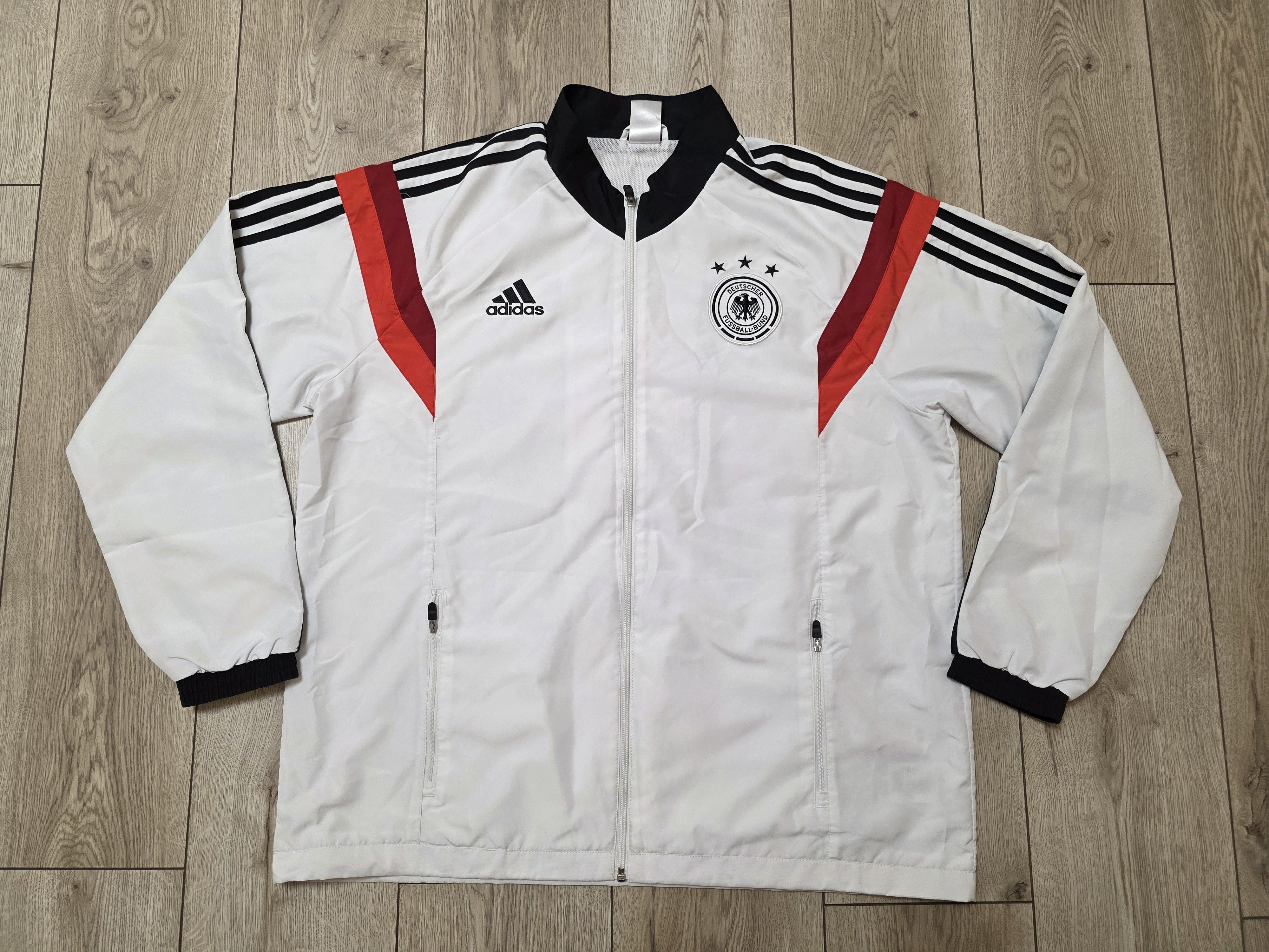 Adidas GERMANY 2013 TRAINING FOOTBALL JACKET SOCCER JACKET Size US XL / EU 56 / 4 - 1 Thumbnail
