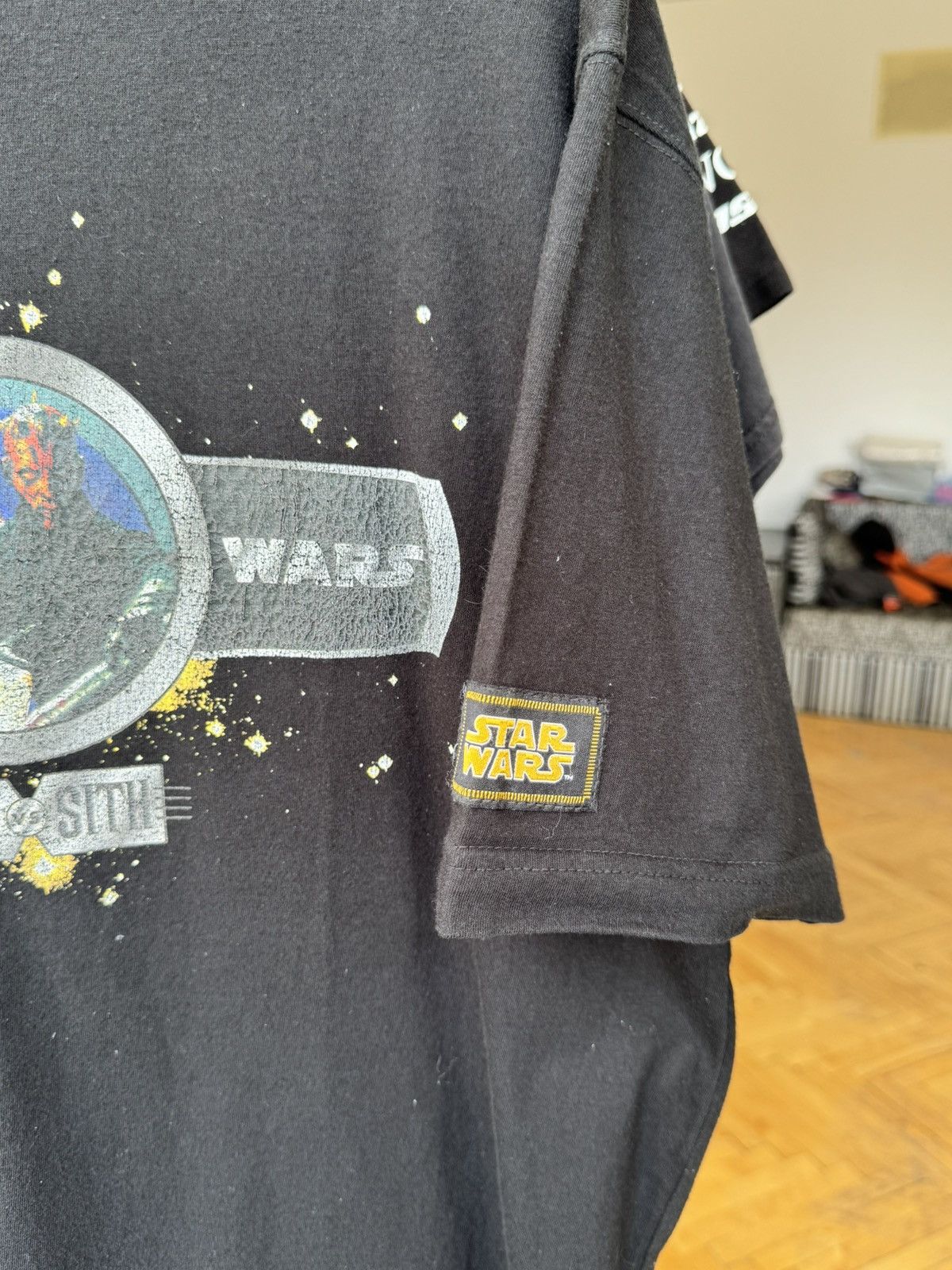 Star Wars Vintage 90s Star Wars Jedi Vs Sith Obi One Anakin T-shirt Size US L / EU 52-54 / 3 - 3 Thumbnail