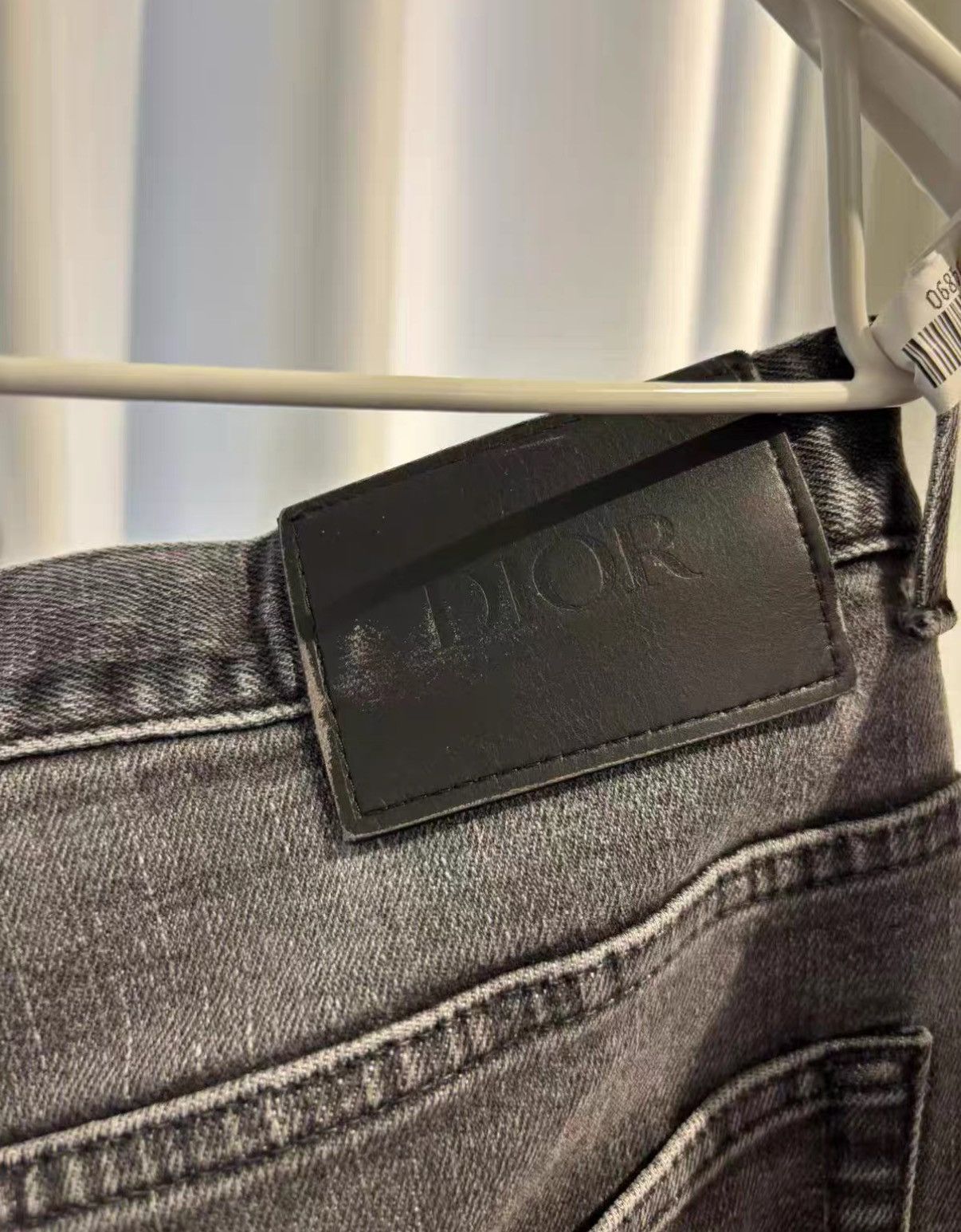 Dior Dior washed grey jeans J38 Size US 31 - 3 Thumbnail