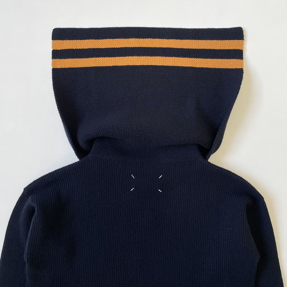 Maison Margiela A/W 21 ‘Sailor Collar’ Ribbed Knit Sweater Size US S / EU 44-46 / 1 - 15 Thumbnail