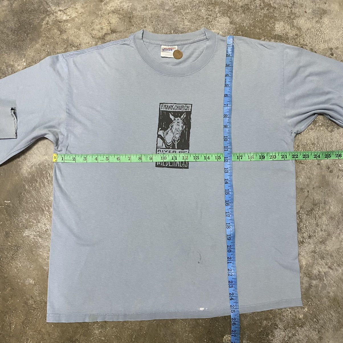 Hanes × Vintage VINTAGE 90’s FRANKCHURCH WILDERNESS LONGSLEEVE T SHIRT Size US L / EU 52-54 / 3 - 10 Thumbnail