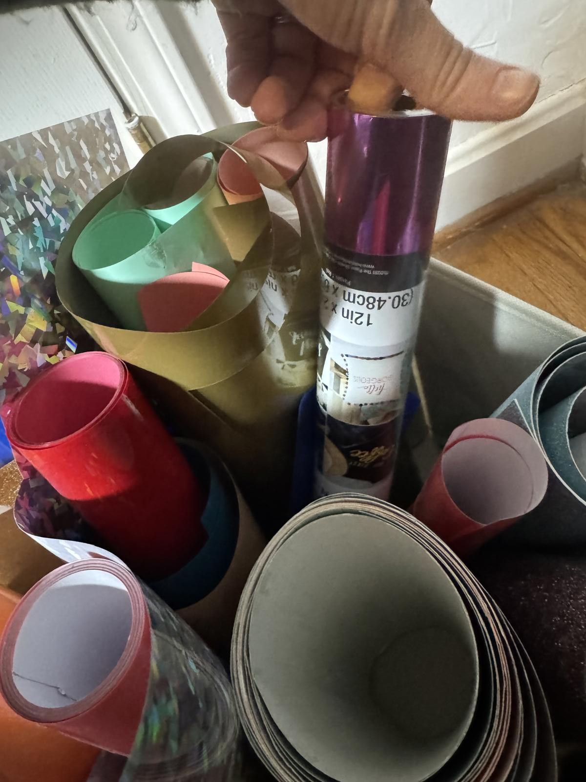 Other Lot of Vinyl- Heat and Adhesive Size ONE SIZE - 5 Thumbnail