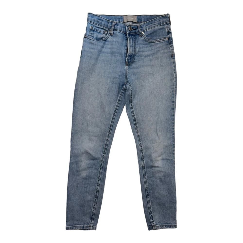 Everlane Everlane l High Rise Light Wash Skinny Ankle Jeans Size 27 Size 27" / US 4 / IT 40 - 3 Thumbnail