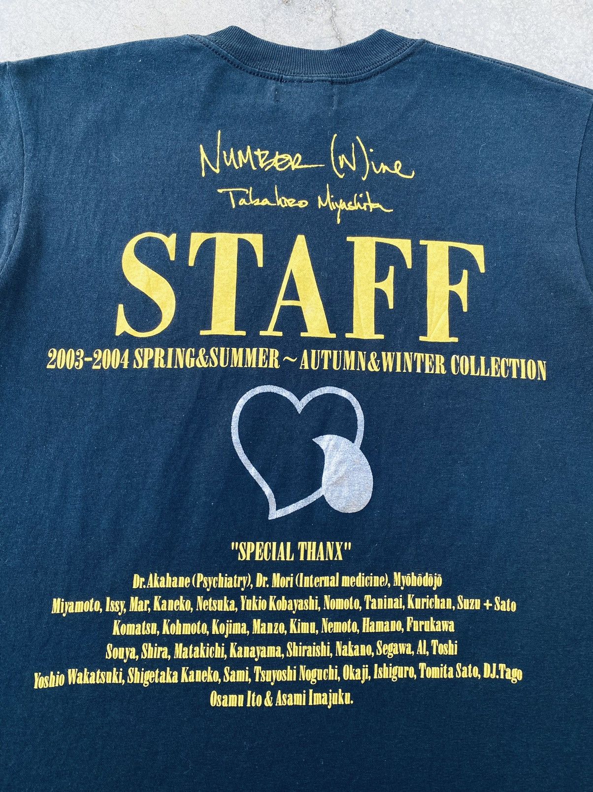 Number (N)ine Vintage Number Nine Touch Me Im Sick Staff Tees Size US XS / EU 42 / 0 - 5 Thumbnail