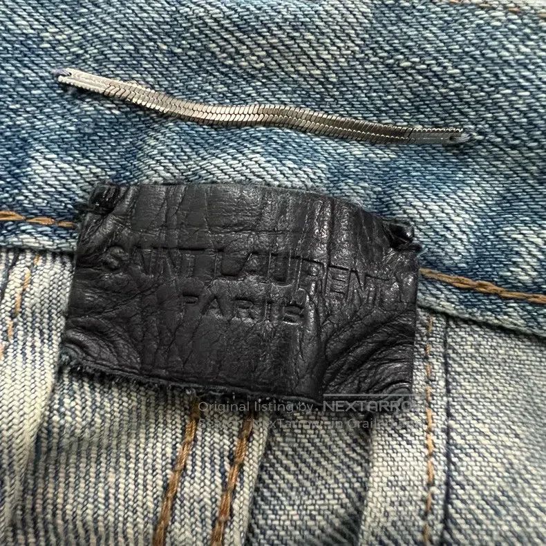 Saint Laurent Paris Saint Laurent Paris Distressed washed ripped jeans Size US 30 / EU 46 - 3 Thumbnail