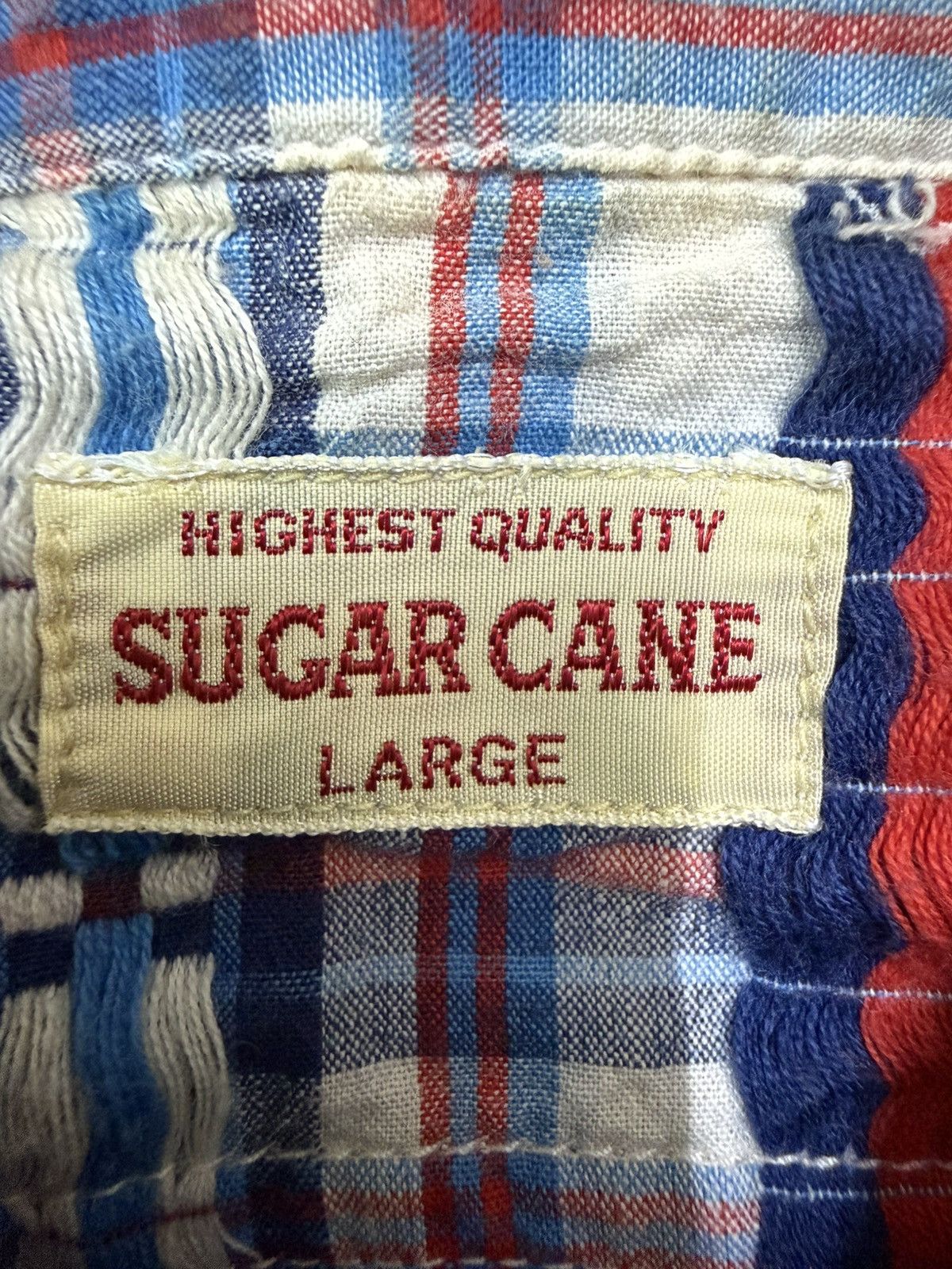 Sugar Cane Vintage Sugar Cane Twill Check Wood Button Up Work Shirt Size US M / EU 48-50 / 2 - 9 Thumbnail