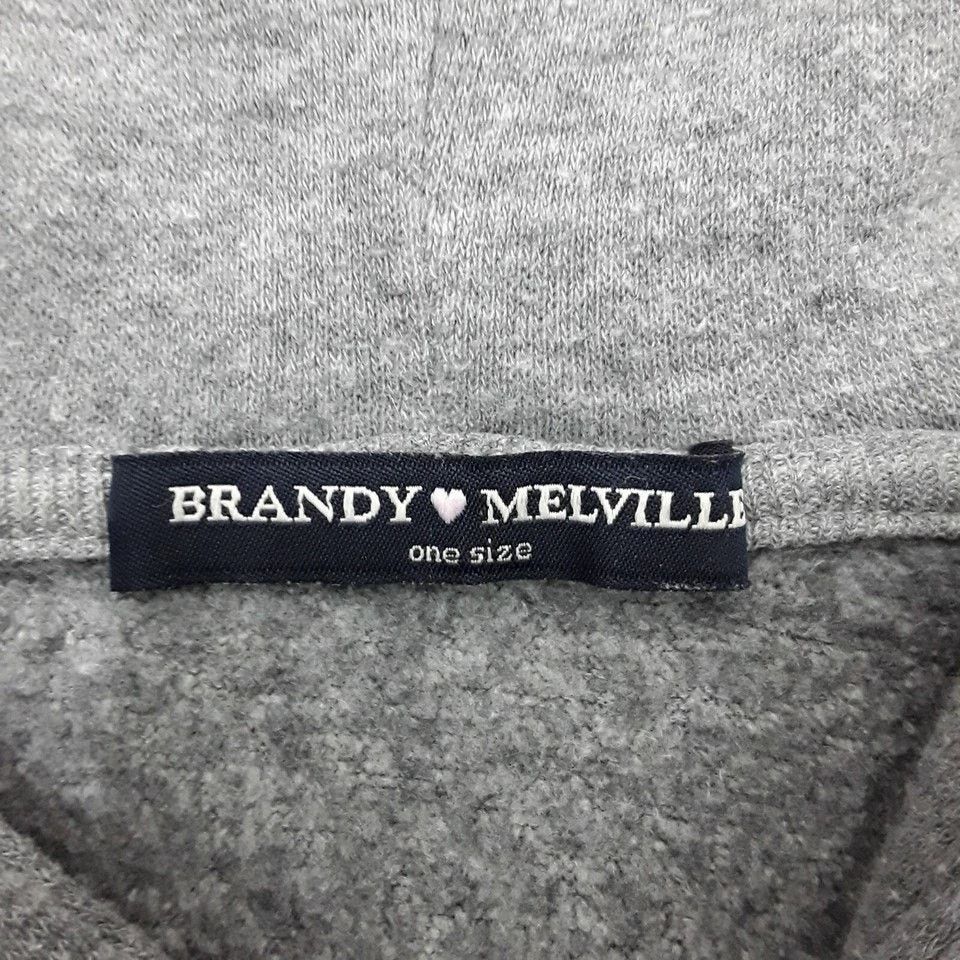 Brandy Melville Brandy Melville Made in Italy Cropped Lennon Hoodie OS Size ONE SIZE - 4 Thumbnail