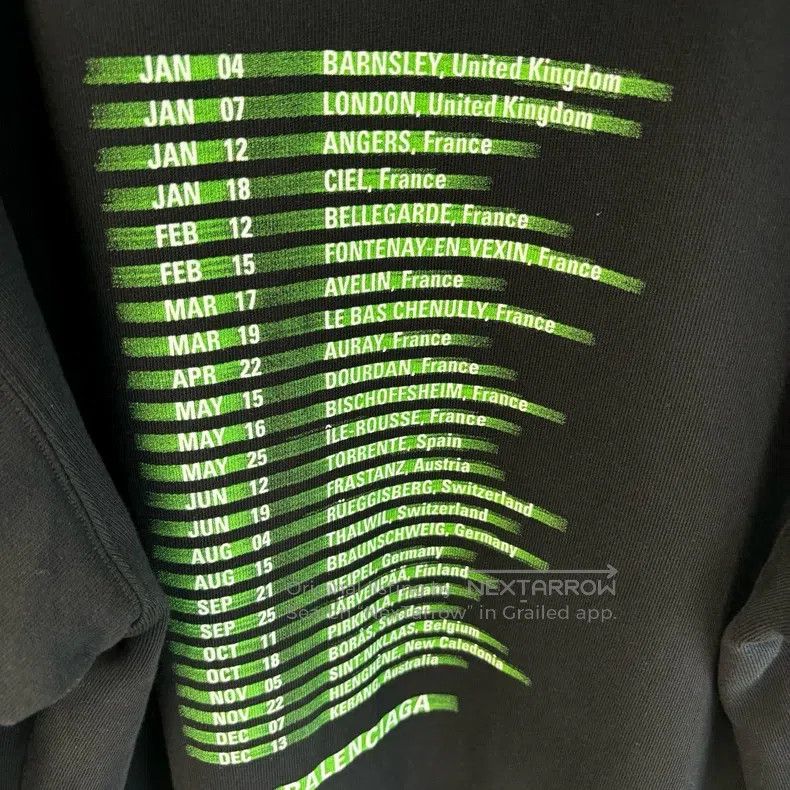 Balenciaga Balenciaga Matrix Band Printed Hooded Sweatshirt Size US S / EU 44-46 / 1 - 4 Thumbnail