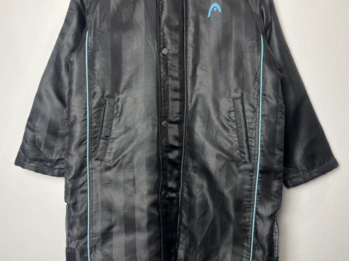 Japanese Brand Head Sports Bench Parka Grey Fleece Hooded Coat Size US M / EU 48-50 / 2 - 6 Thumbnail