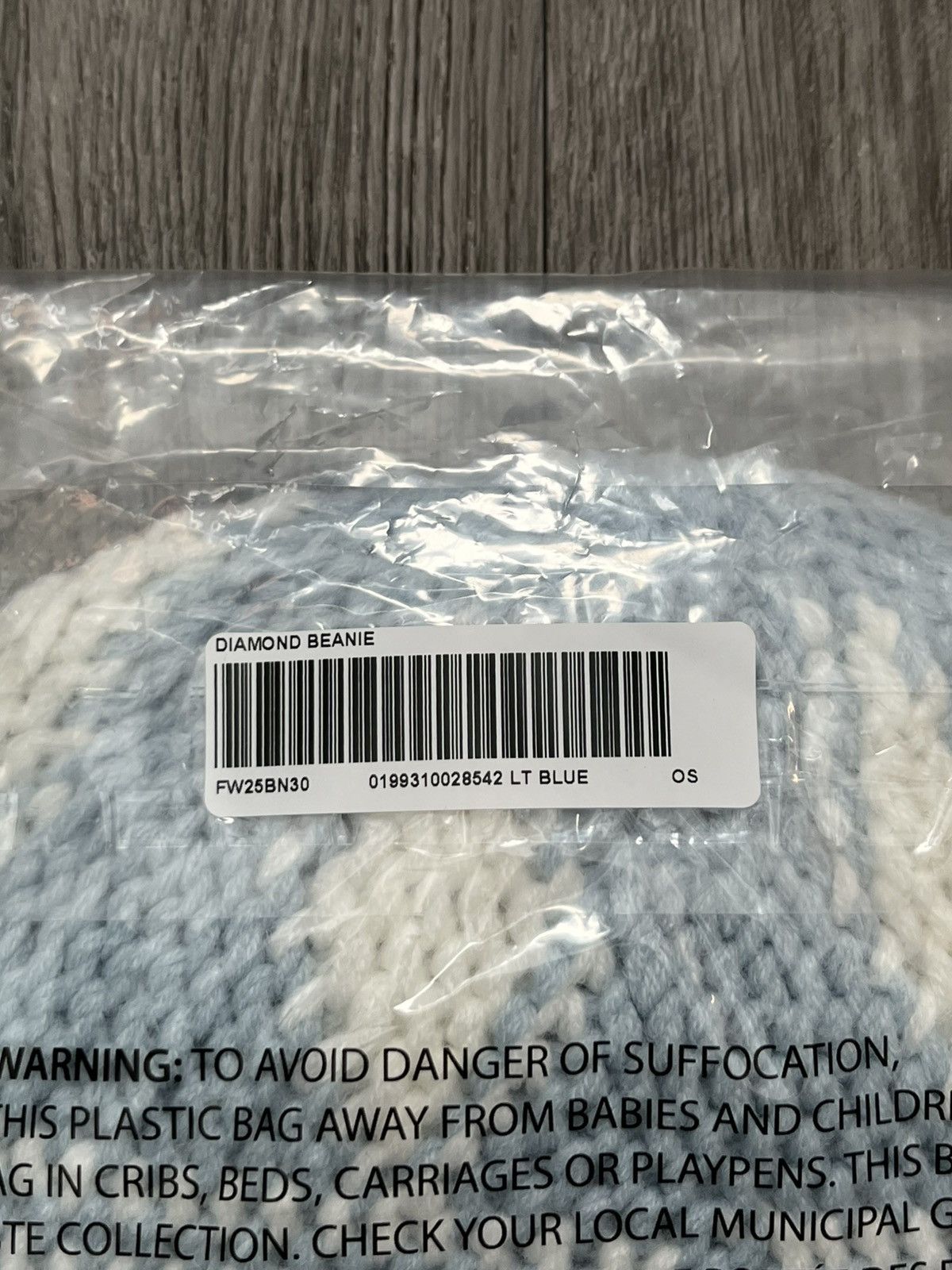 Supreme Diamond Beanie Light Blue