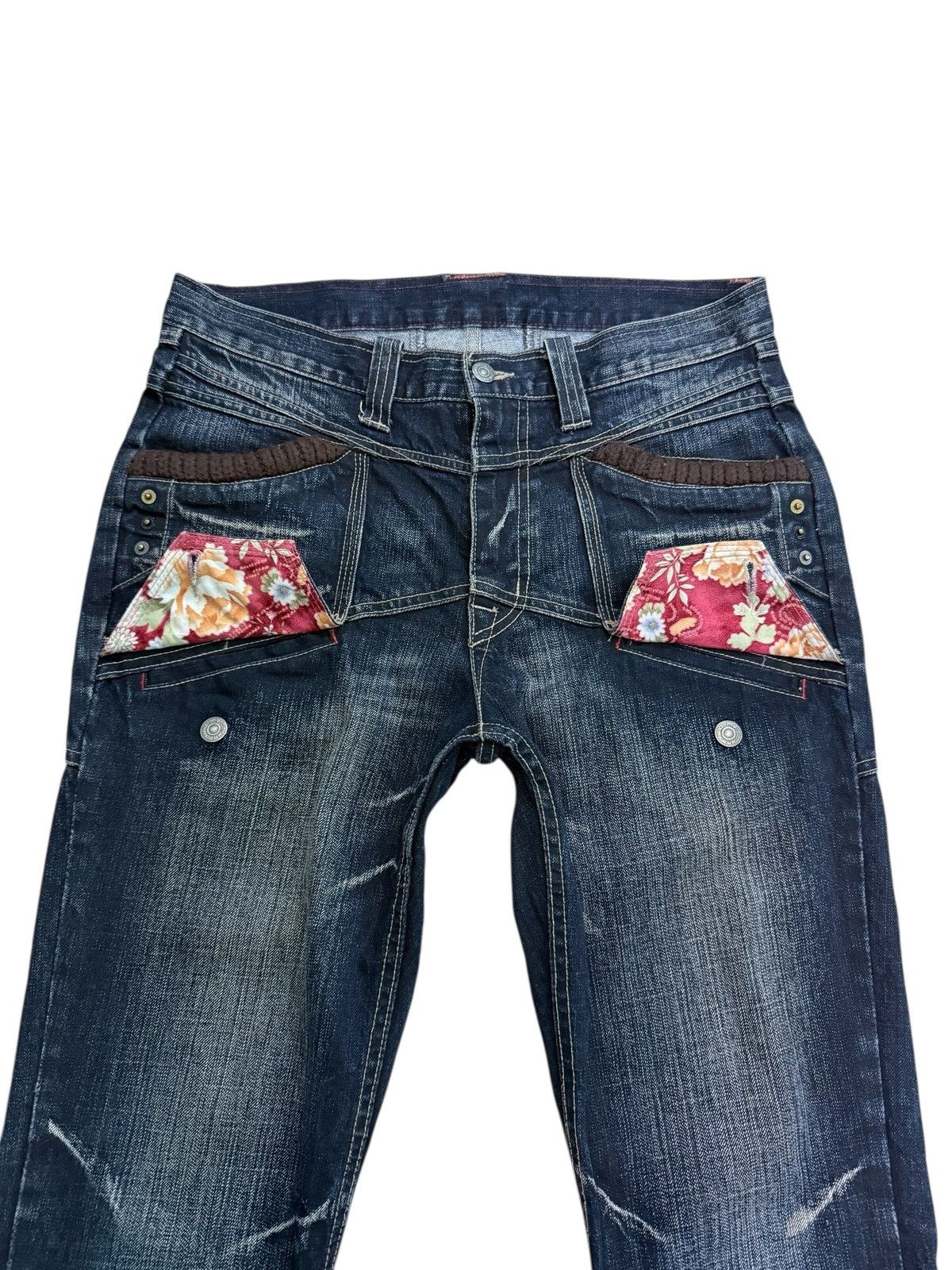 PPFM PPFM THE DESERT FOX DENIM JEANS Size US 33 - 12 Thumbnail