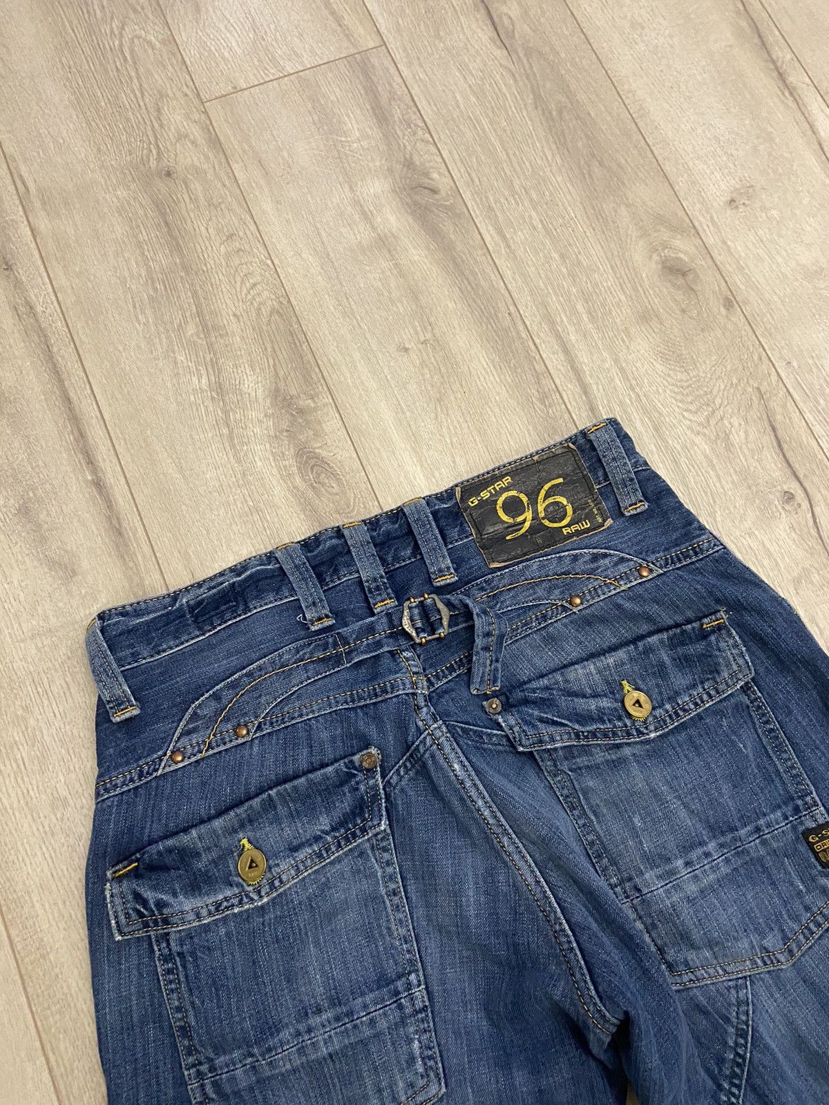 G-Star × Vintage G star Vintage Cargo Shorts 90’s y2k Size US 32 / EU 48 - 2 Thumbnail