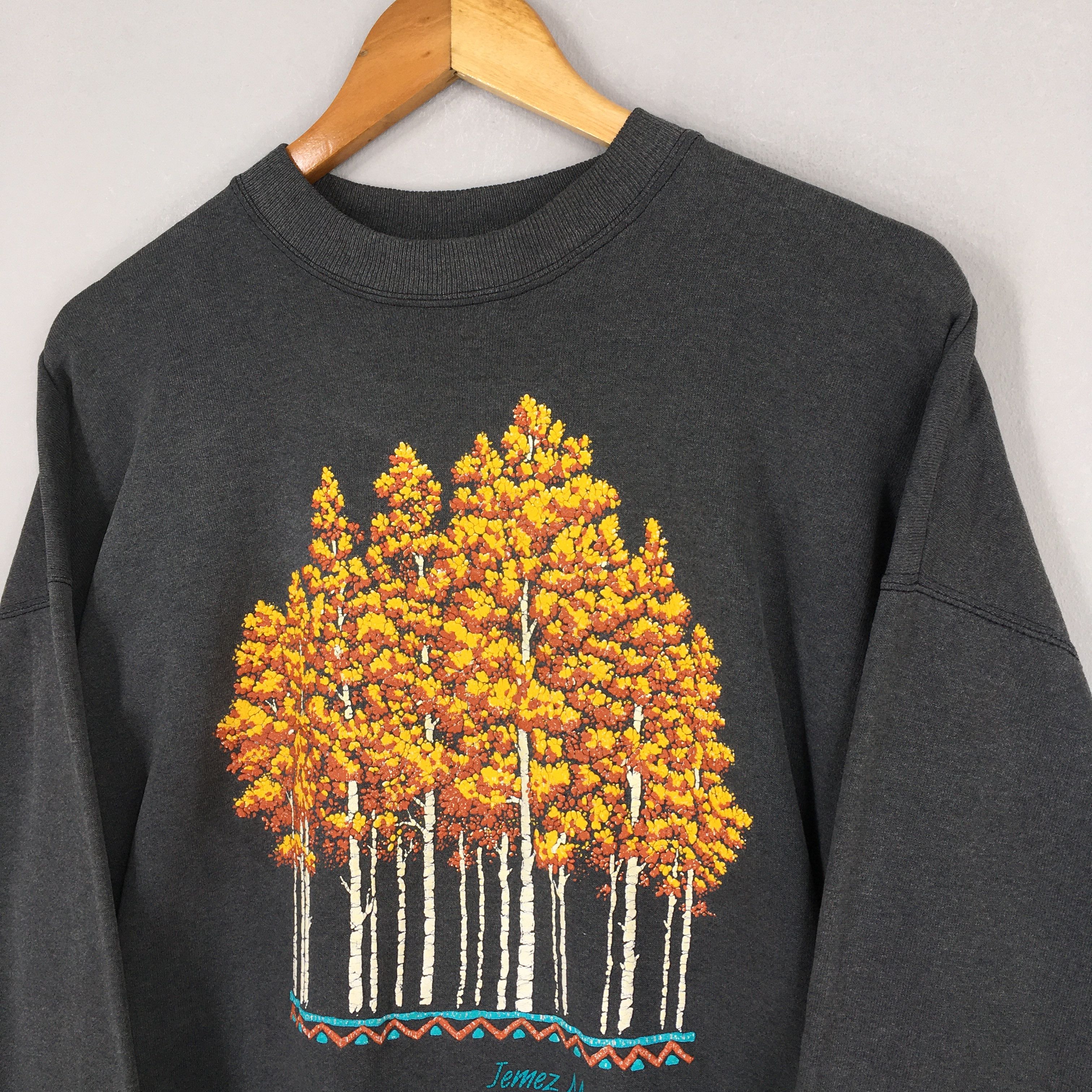 Hanes × Vintage Vintage New Mexico Sweatshirt XLarge Size US XL / EU 56 / 4 - 3 Thumbnail