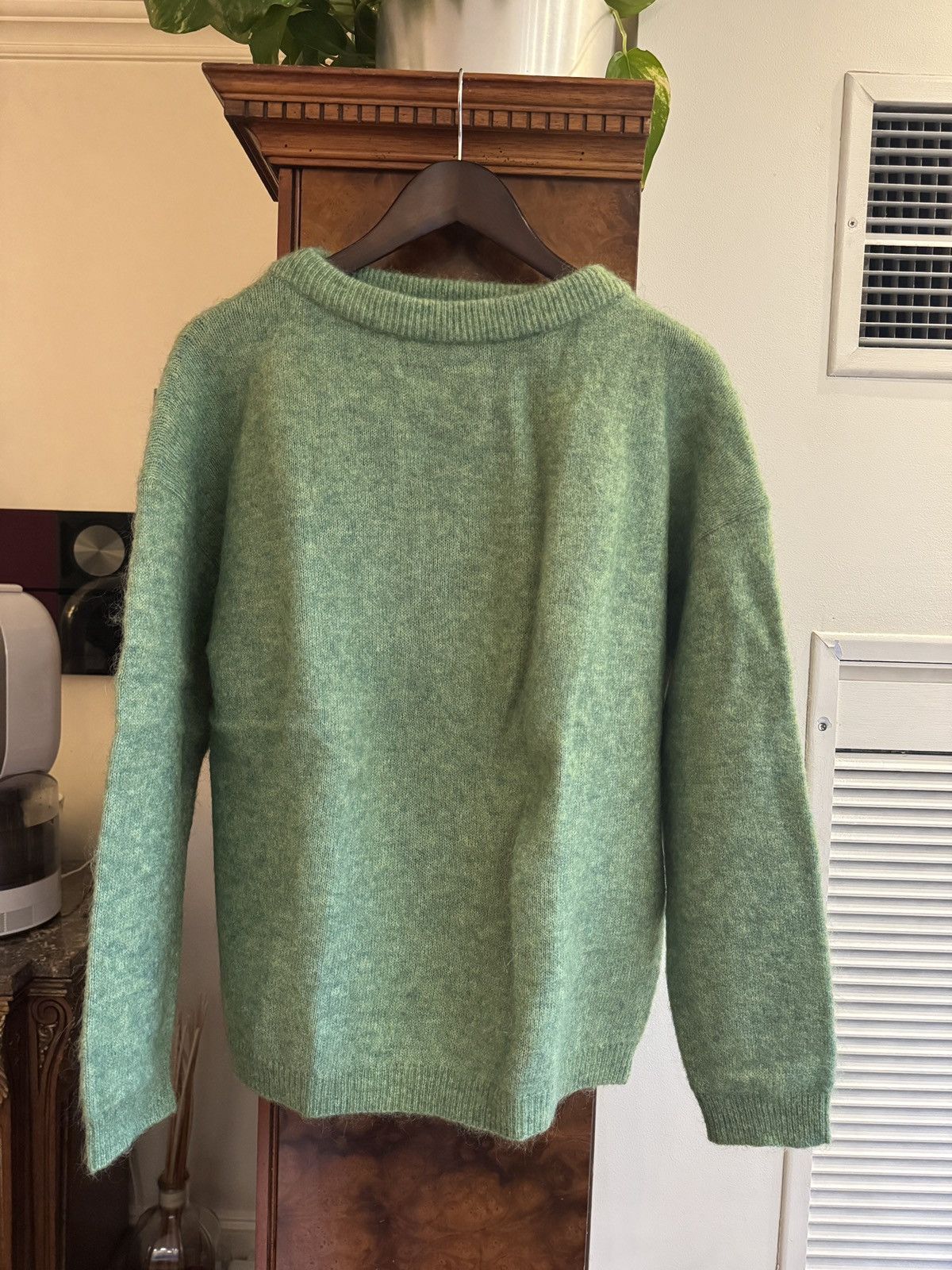 Acne Studios Acne Studios Mohair Blend Vibrant Green Sweater Size XS Size XS / US 0-2 / IT 36-38 - 7 Thumbnail