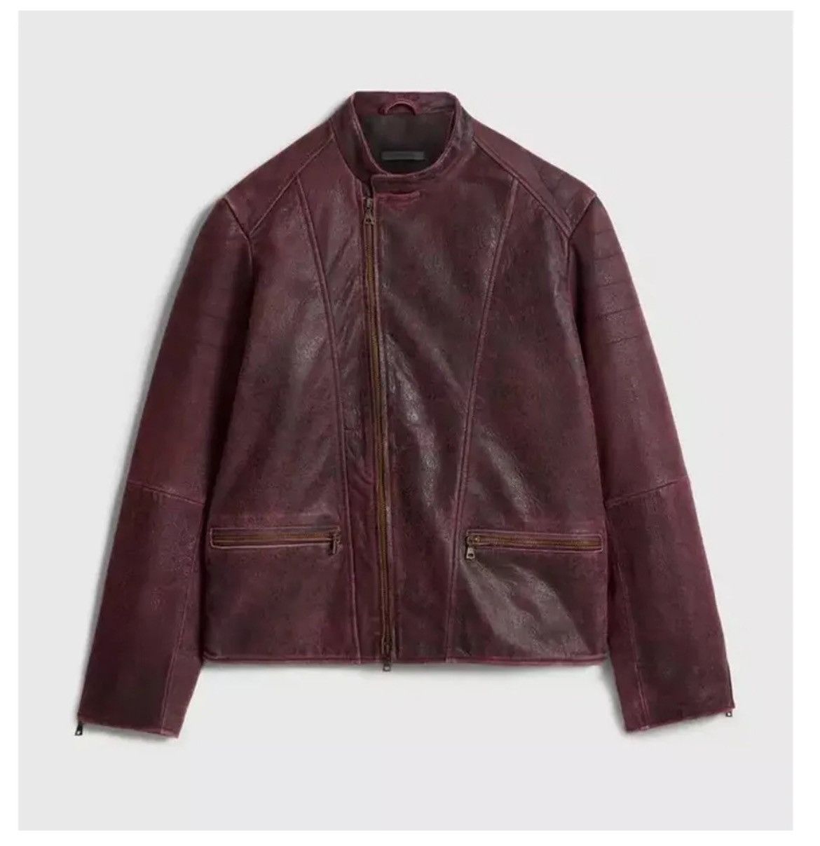John Varvatos Sheepskin biker Sullivan Jacket. 54 Size US L / EU 52-54 / 3 - 3 Thumbnail