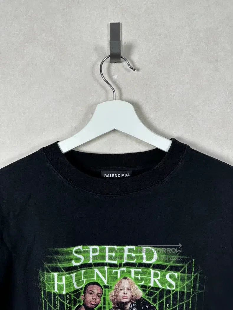 Balenciaga Balenciaga Black and Green Band Short Sleeve Size US XS / EU 42 / 0 - 2 Thumbnail
