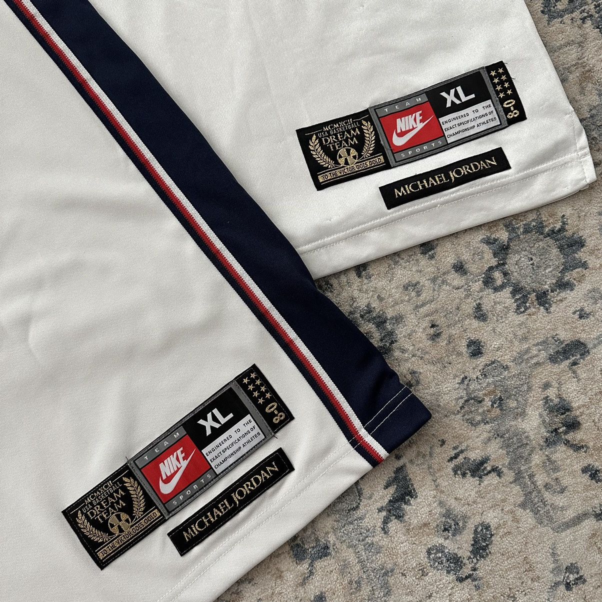 Nike × USA Olympics × Vintage Vintage Nike Team USA Dream Team Olympic Gold Jersey Bundle Size US XL / EU 56 / 4 - 3 Thumbnail