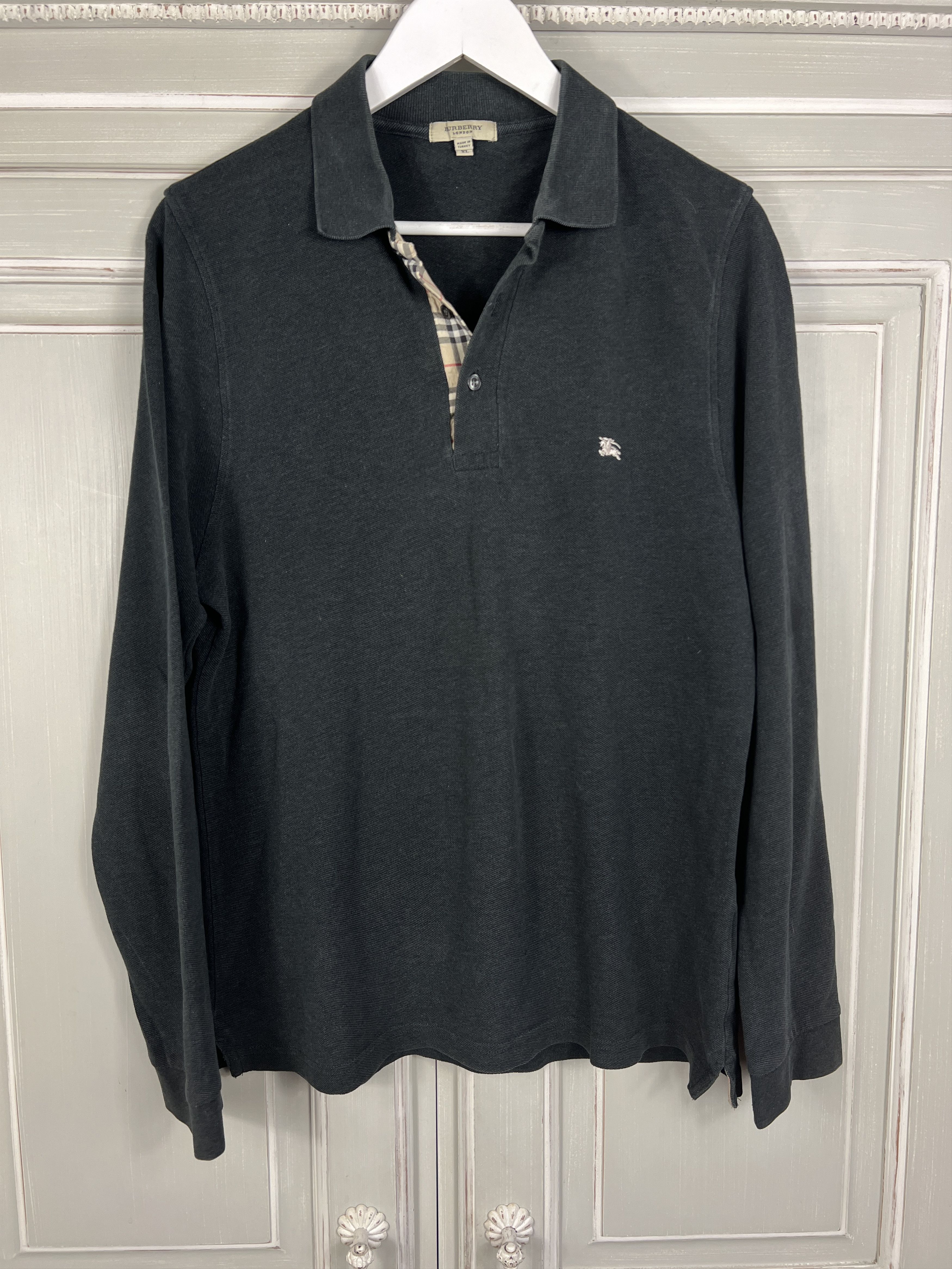 Burberry BURBERRY NOVACHECK LONGSLEEVE SIZE XL Size US L / EU 52-54 / 3 - 1 Thumbnail
