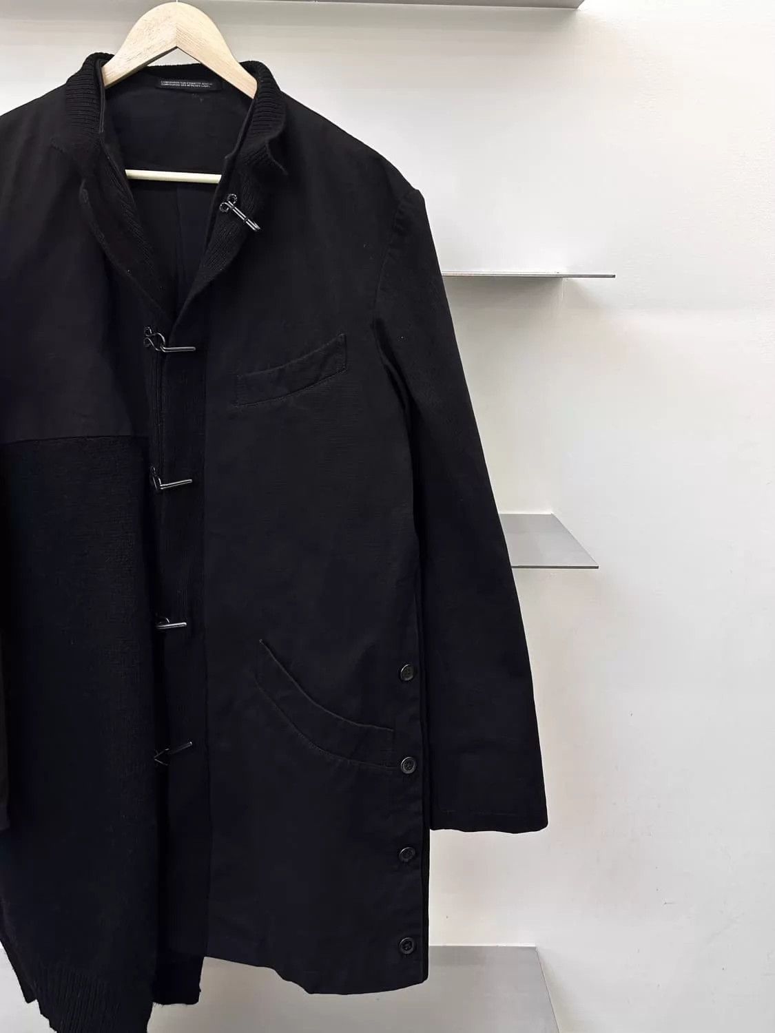 Yohji Yamamoto Yohji Yamamoto Vintage Unisex Paneled Coat 57B 47S 90L Size US M / EU 48-50 / 2 - 3 Thumbnail