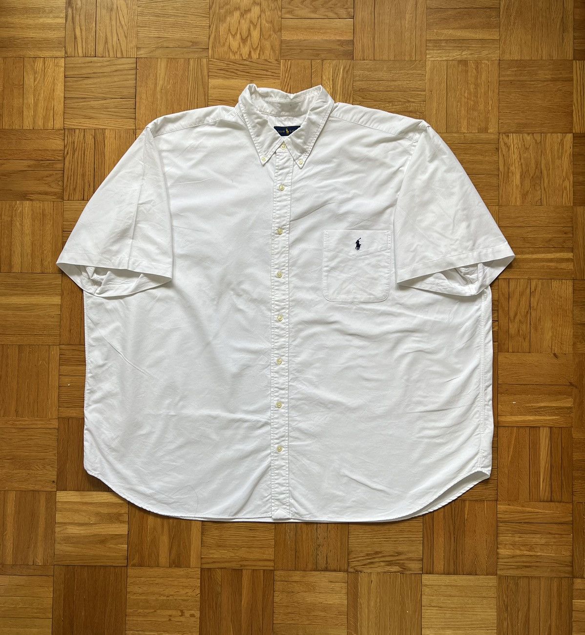 Polo Ralph Lauren 4XL Baggy Shirt Polo Ralph Lauren White New Collection 4XL Size US XXL / EU 58 / 5 - 1 Thumbnail