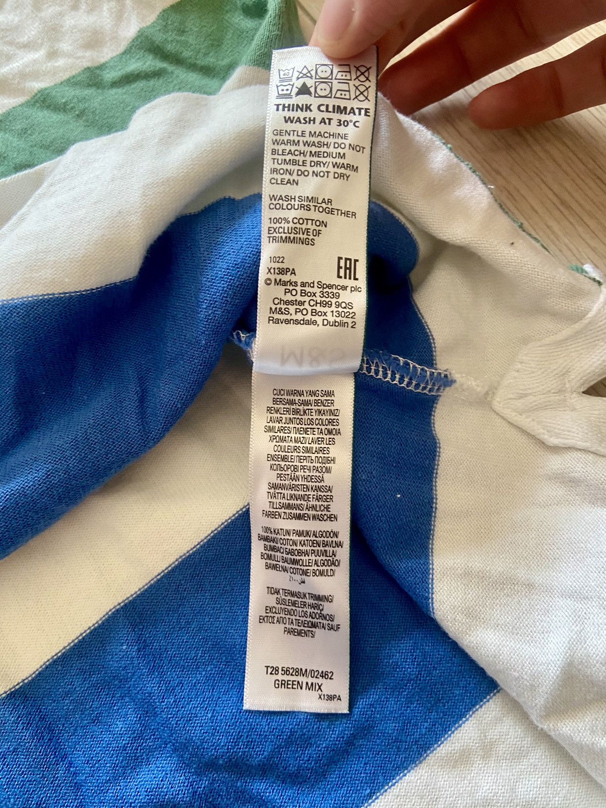 Vintage Marks & Spencer M&S vintage Y2K long sleeve tee Size US L / EU 52-54 / 3 - 7 Thumbnail